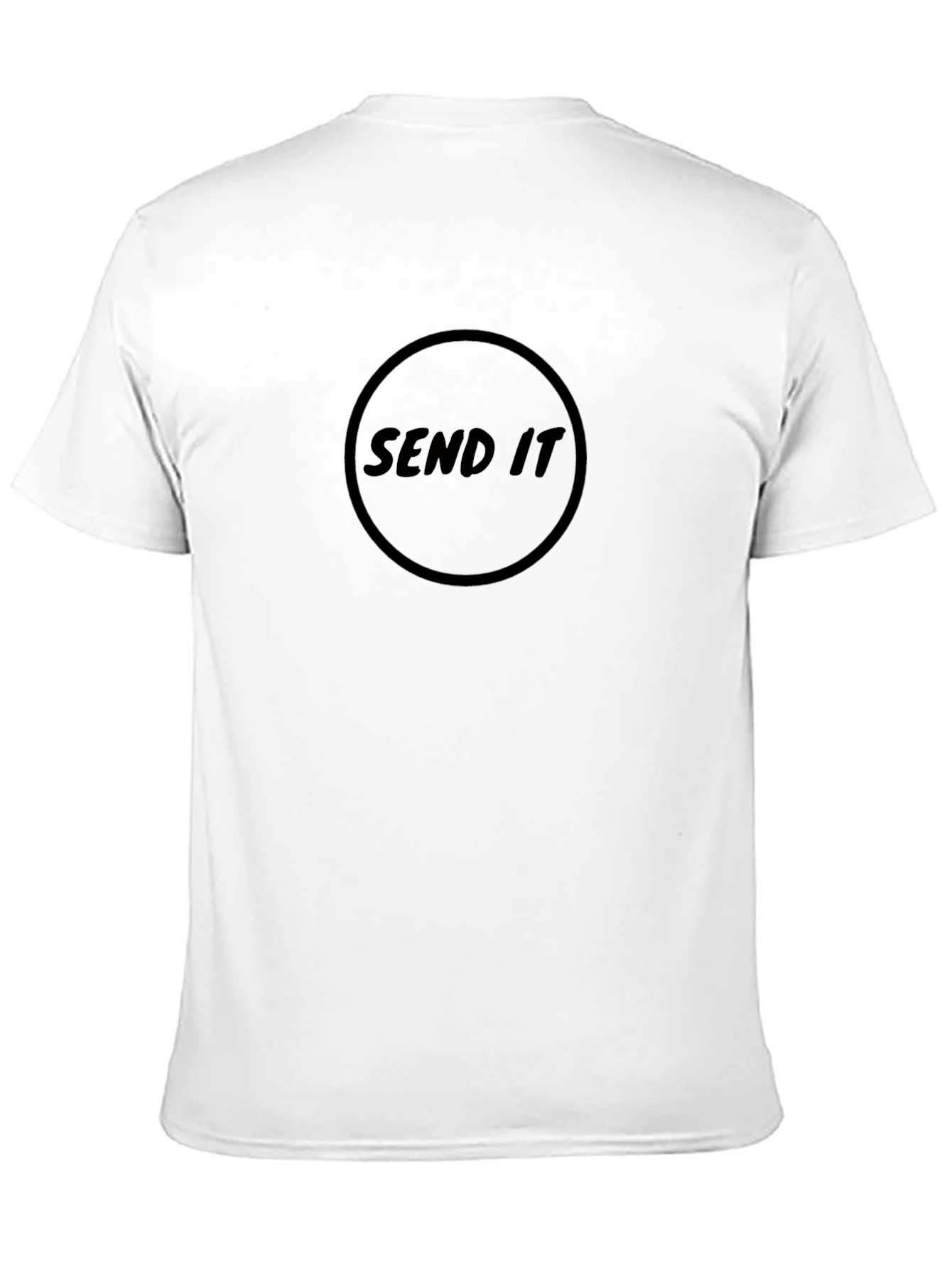 Send It Black Graphic Tee - Trendy Casual T-Shirt