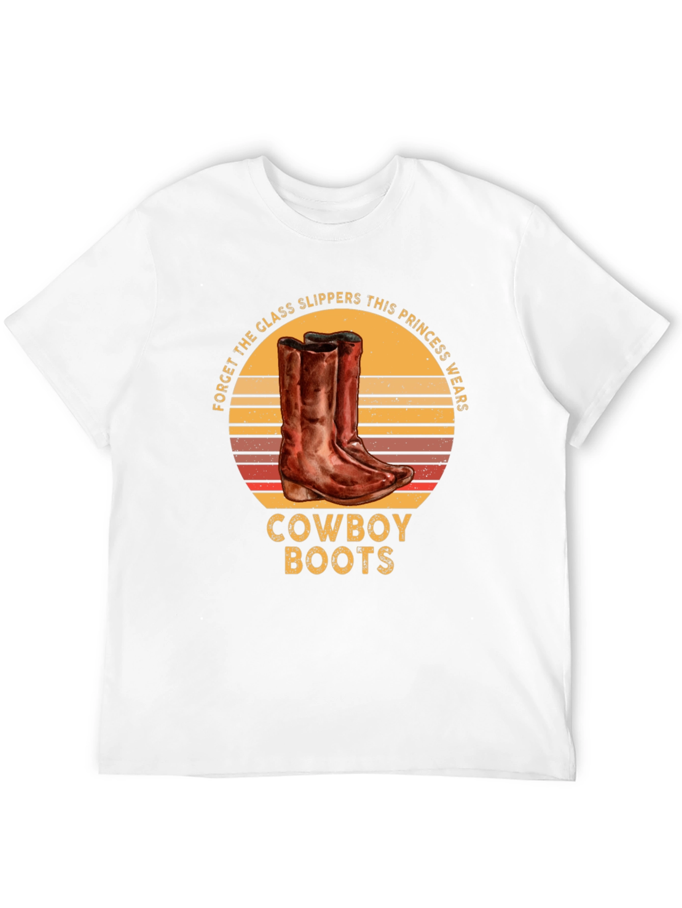 Cowboy Boots Princess Graphic T-Shirt