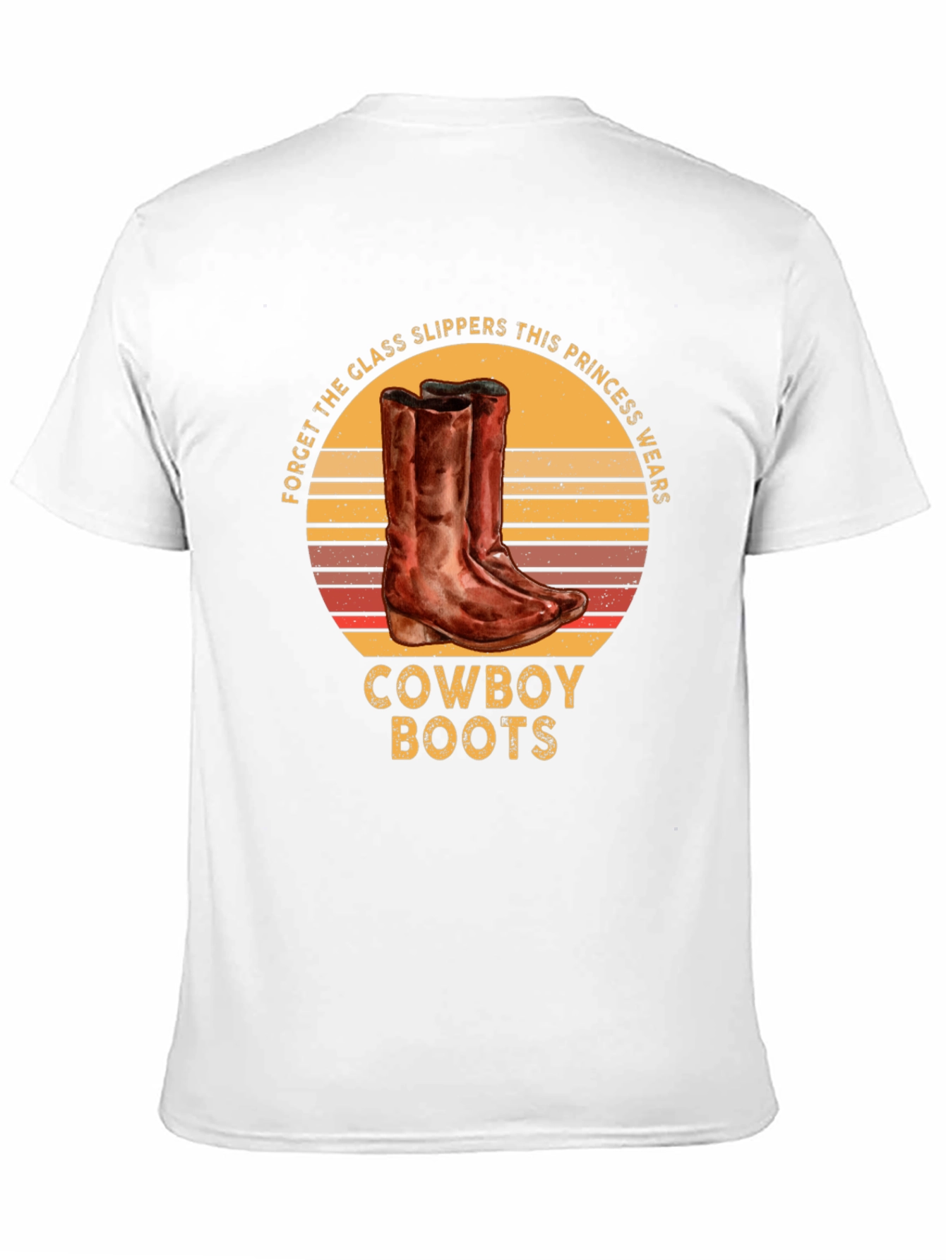 Cowboy Boots Princess Graphic T-Shirt