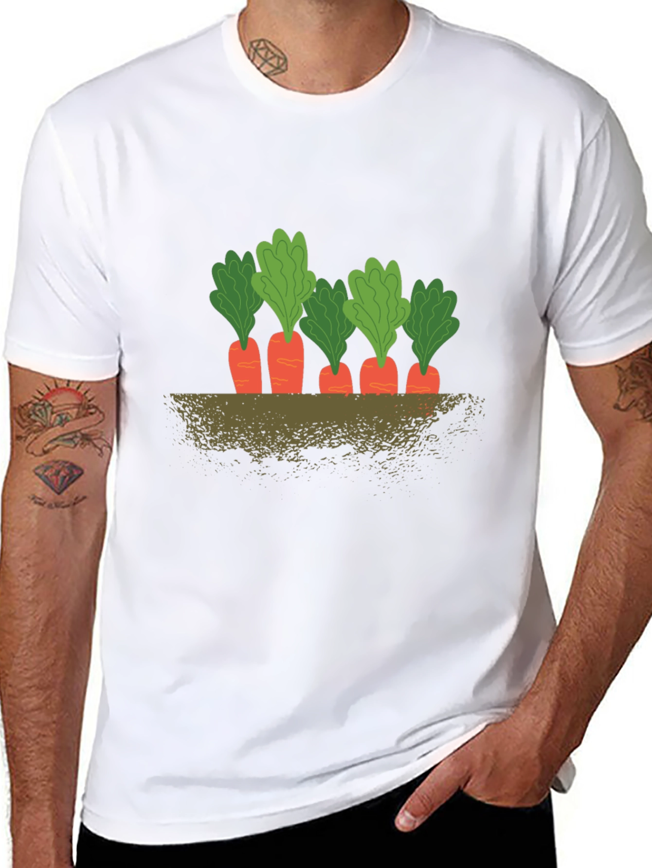 Carrot Patch Graphic Tee - Fresh Harvest Style