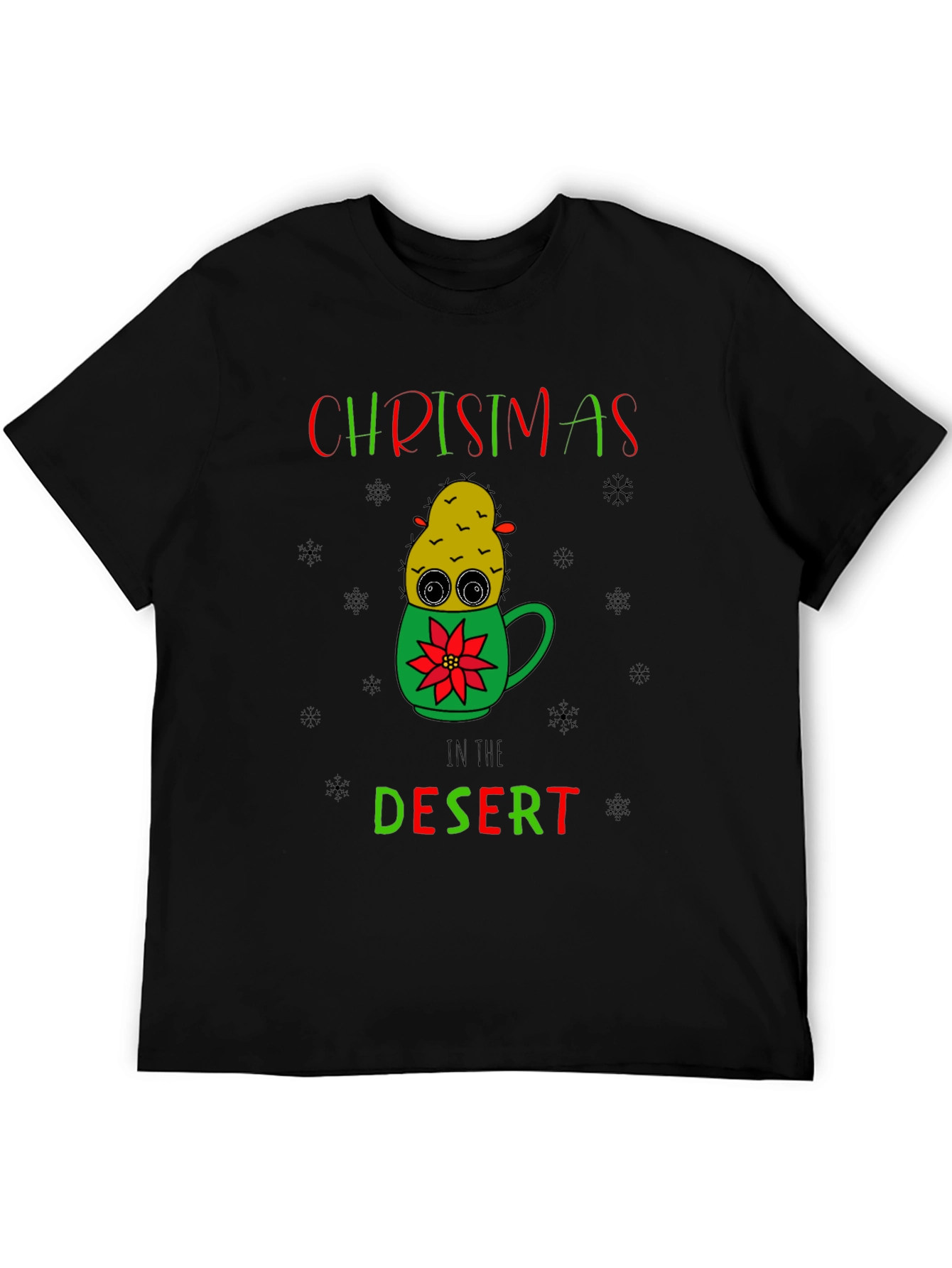 Christmas in the Desert Cactus T-Shirt