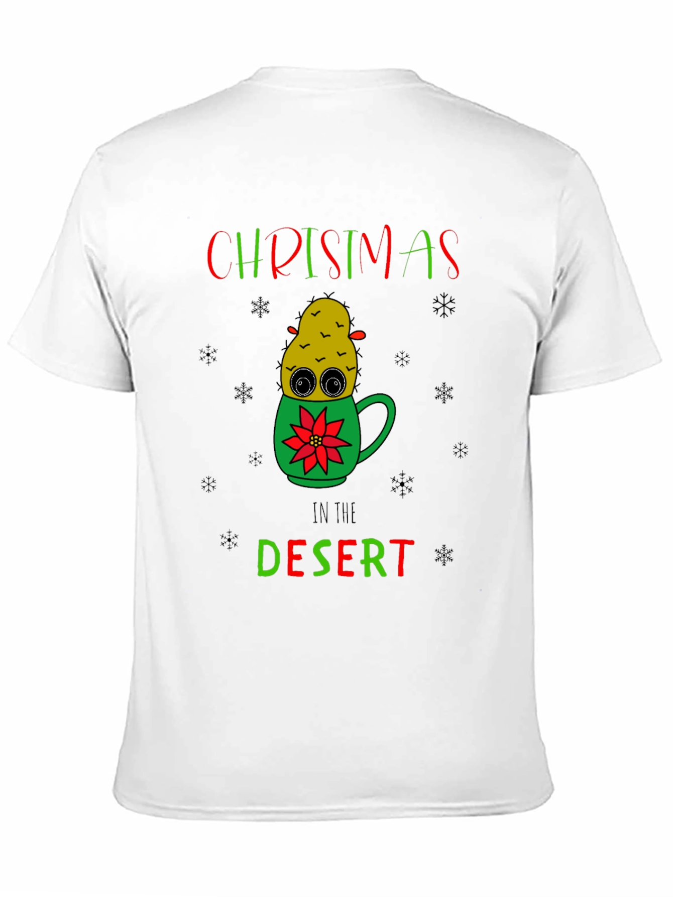 Christmas in the Desert Cactus T-Shirt