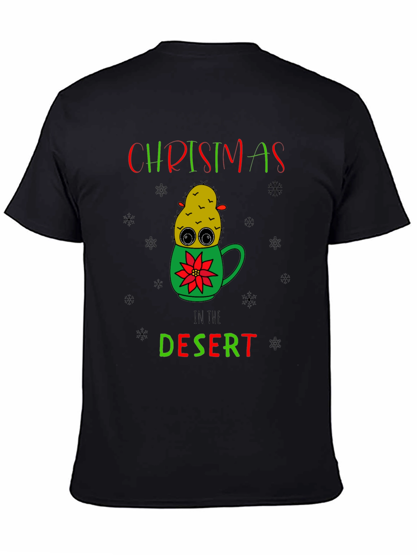 Christmas in the Desert Cactus T-Shirt