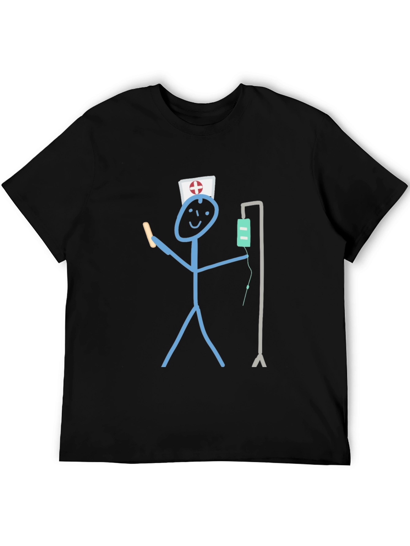 Funny Stick Figure Nurse T-Shirt