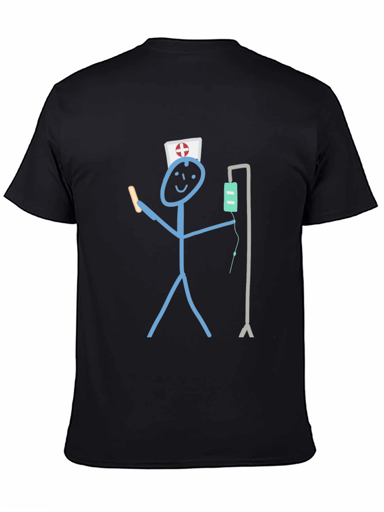 Funny Stick Figure Nurse T-Shirt