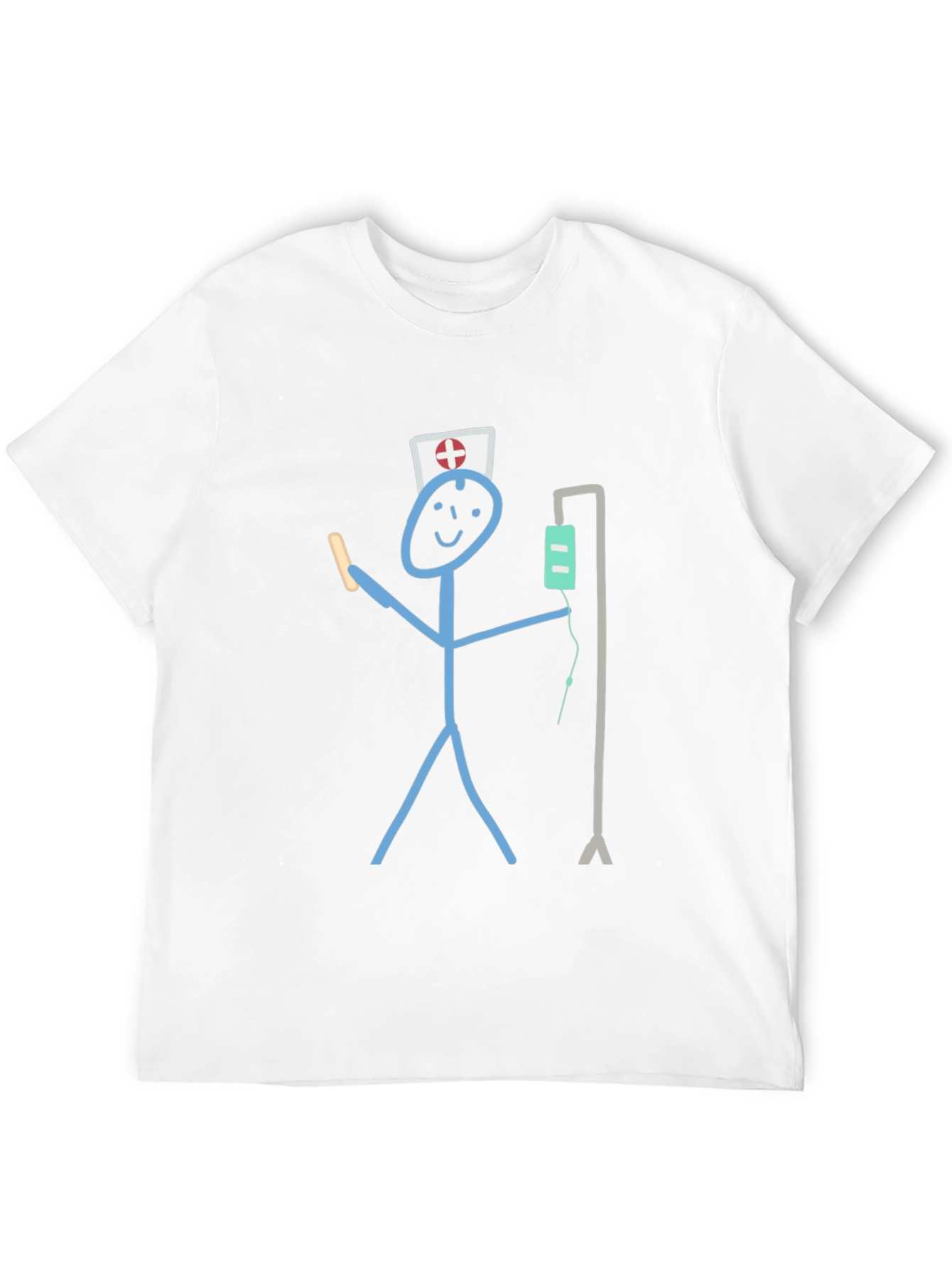 Funny Stick Figure Nurse T-Shirt