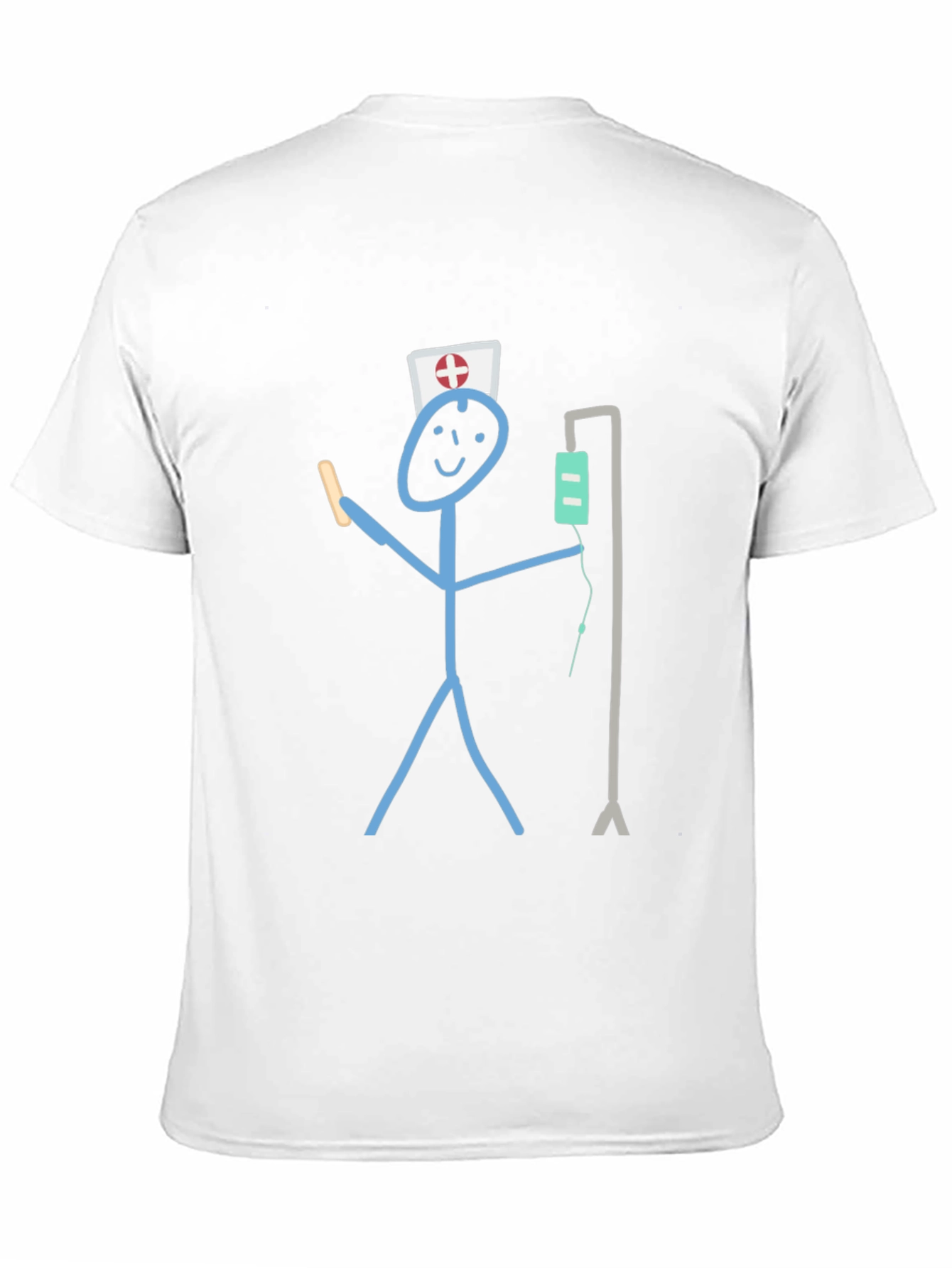 Funny Stick Figure Nurse T-Shirt