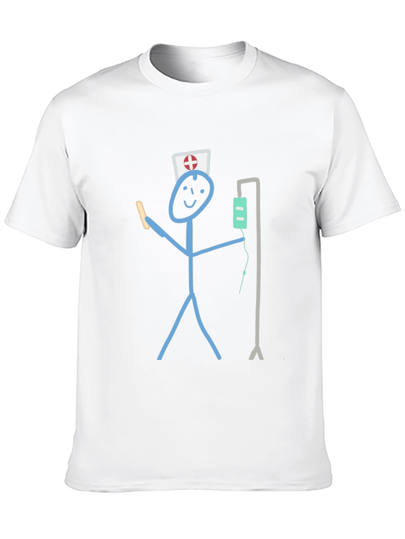 Funny Stick Figure Nurse T-Shirt