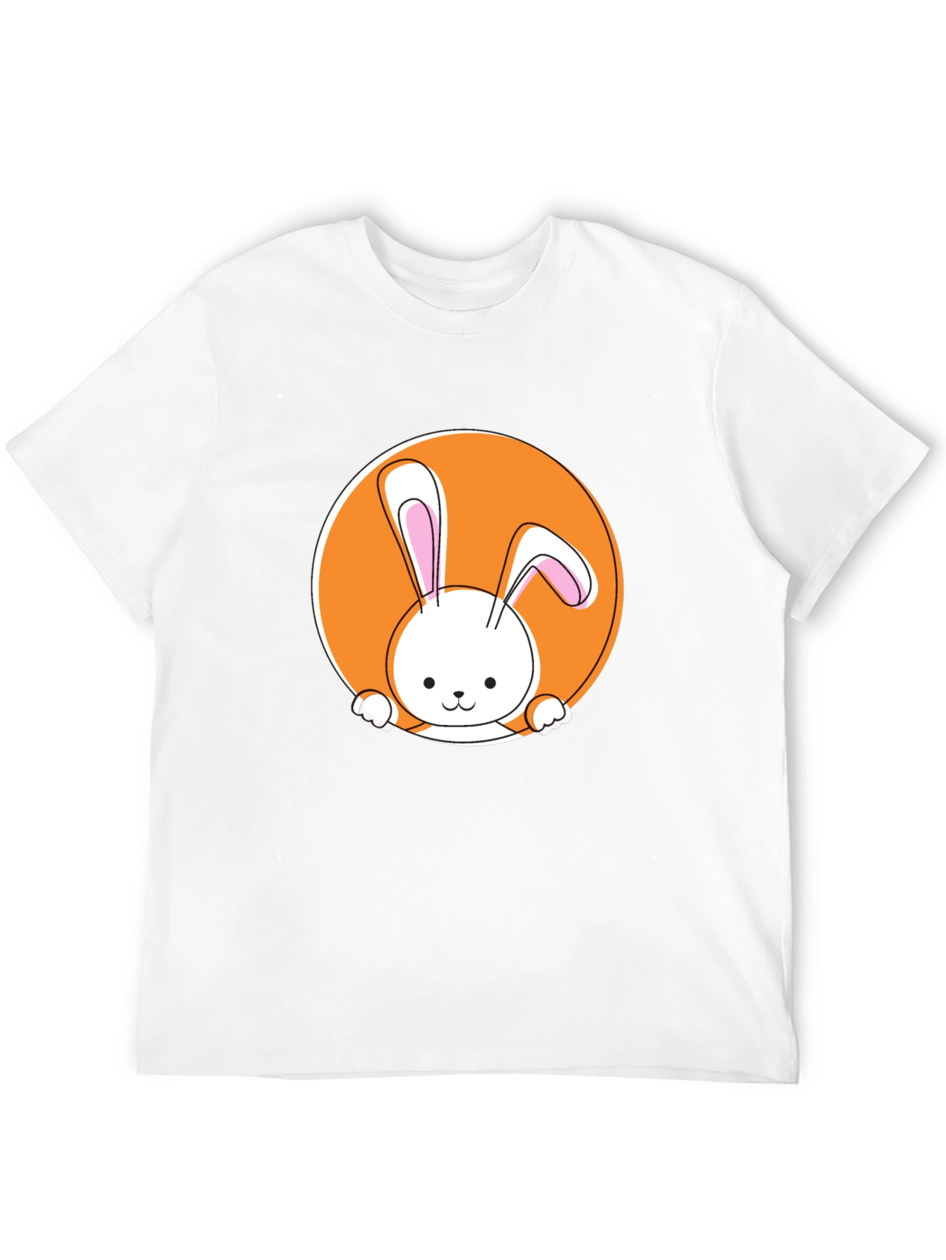 Cute Easter Bunny Graphic T-Shirt