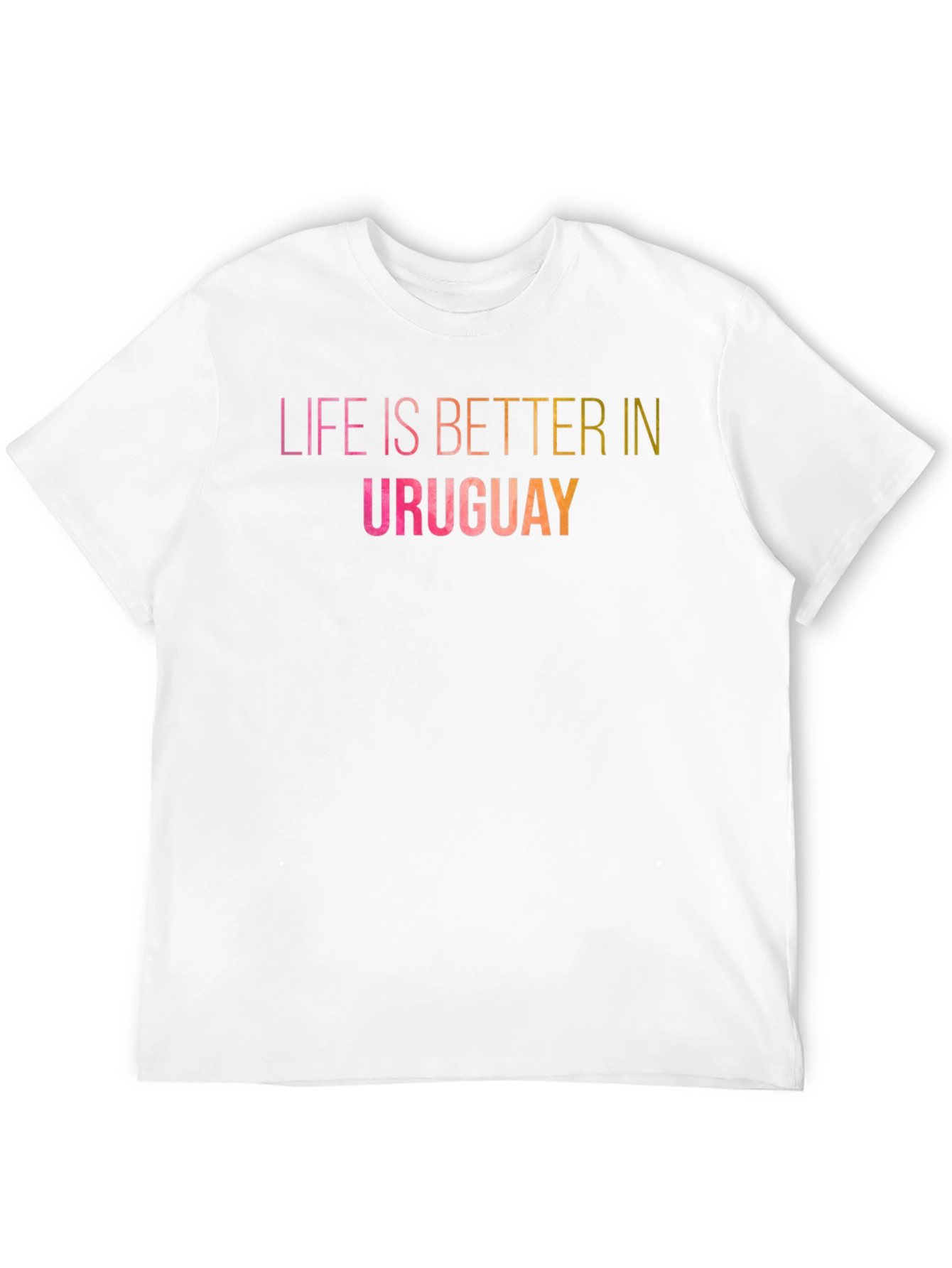Life is Better in Uruguay Novelty Graphic Tee