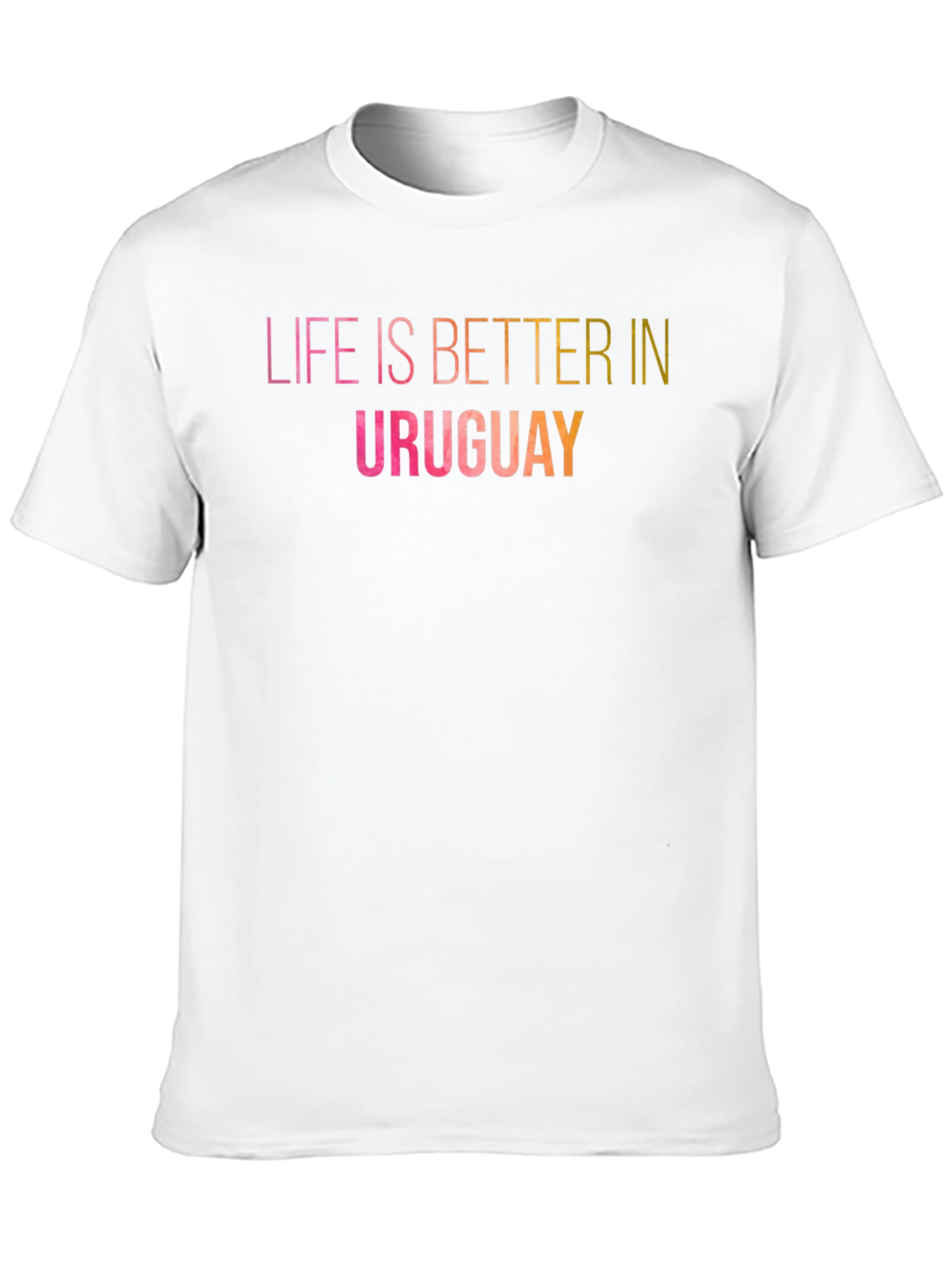 Life is Better in Uruguay Novelty Graphic Tee