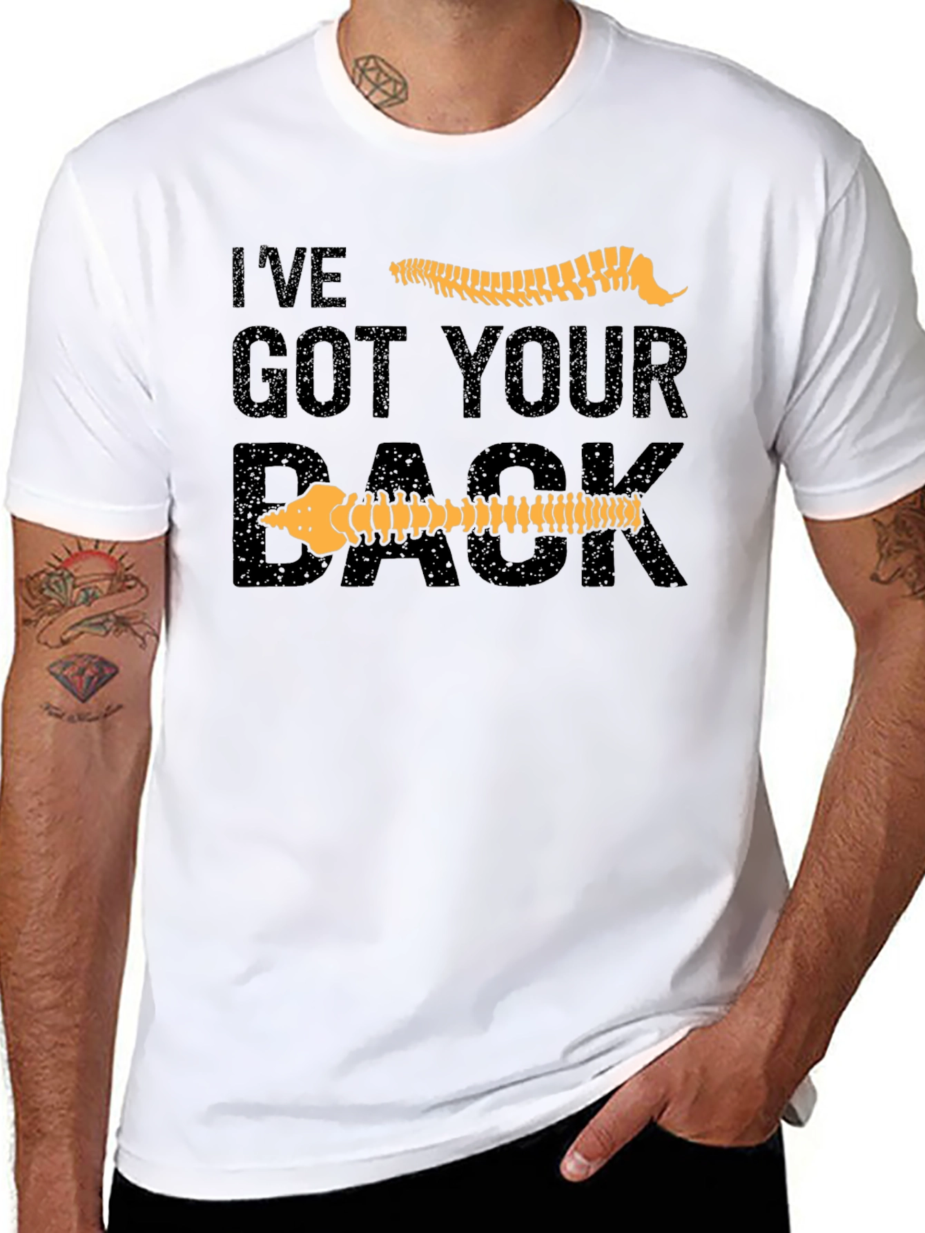 Ive Got Your Back Funny Spine T-Shirt
