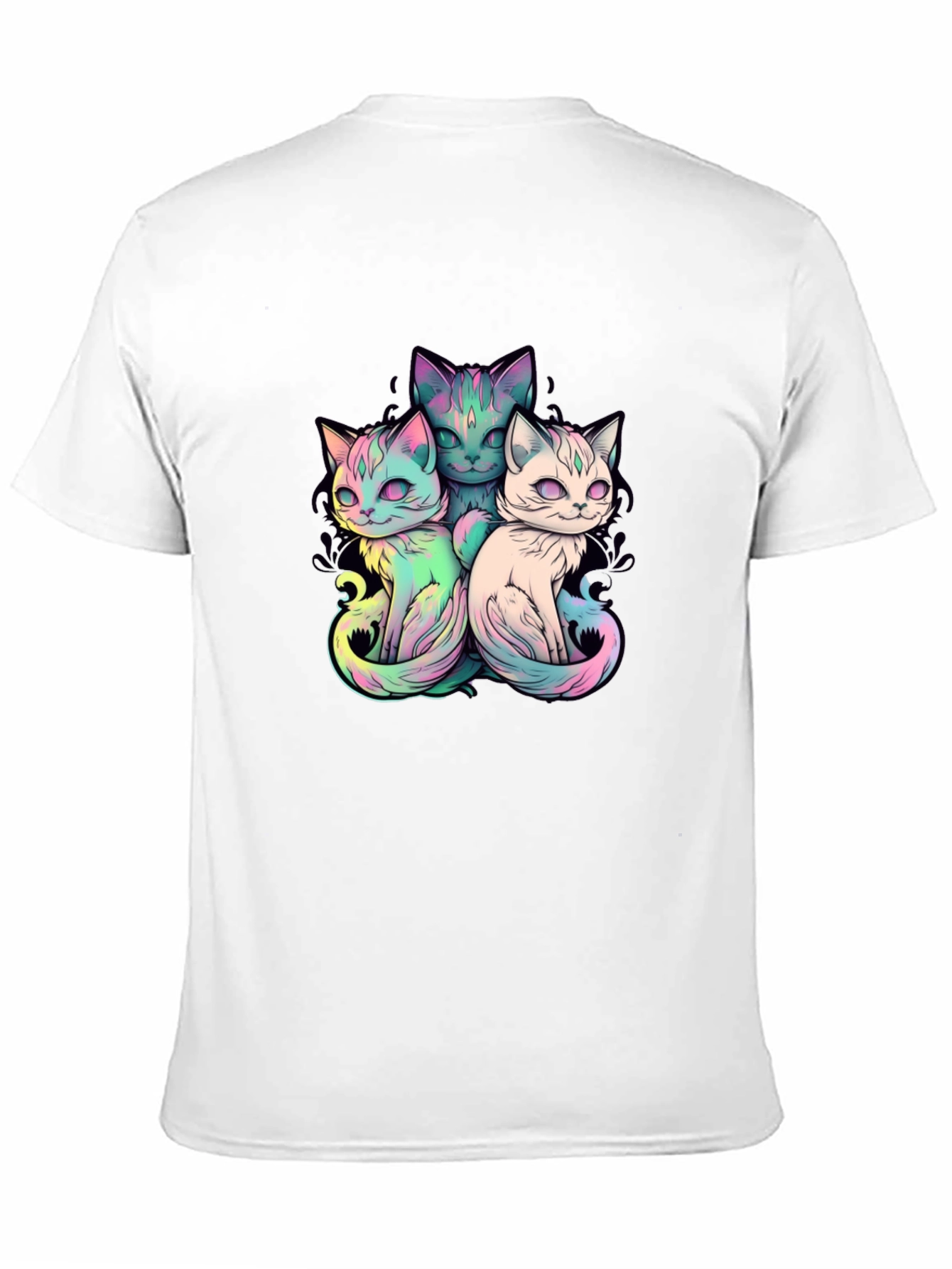 Cute Cats T-Shirt - Unisex Black Tee