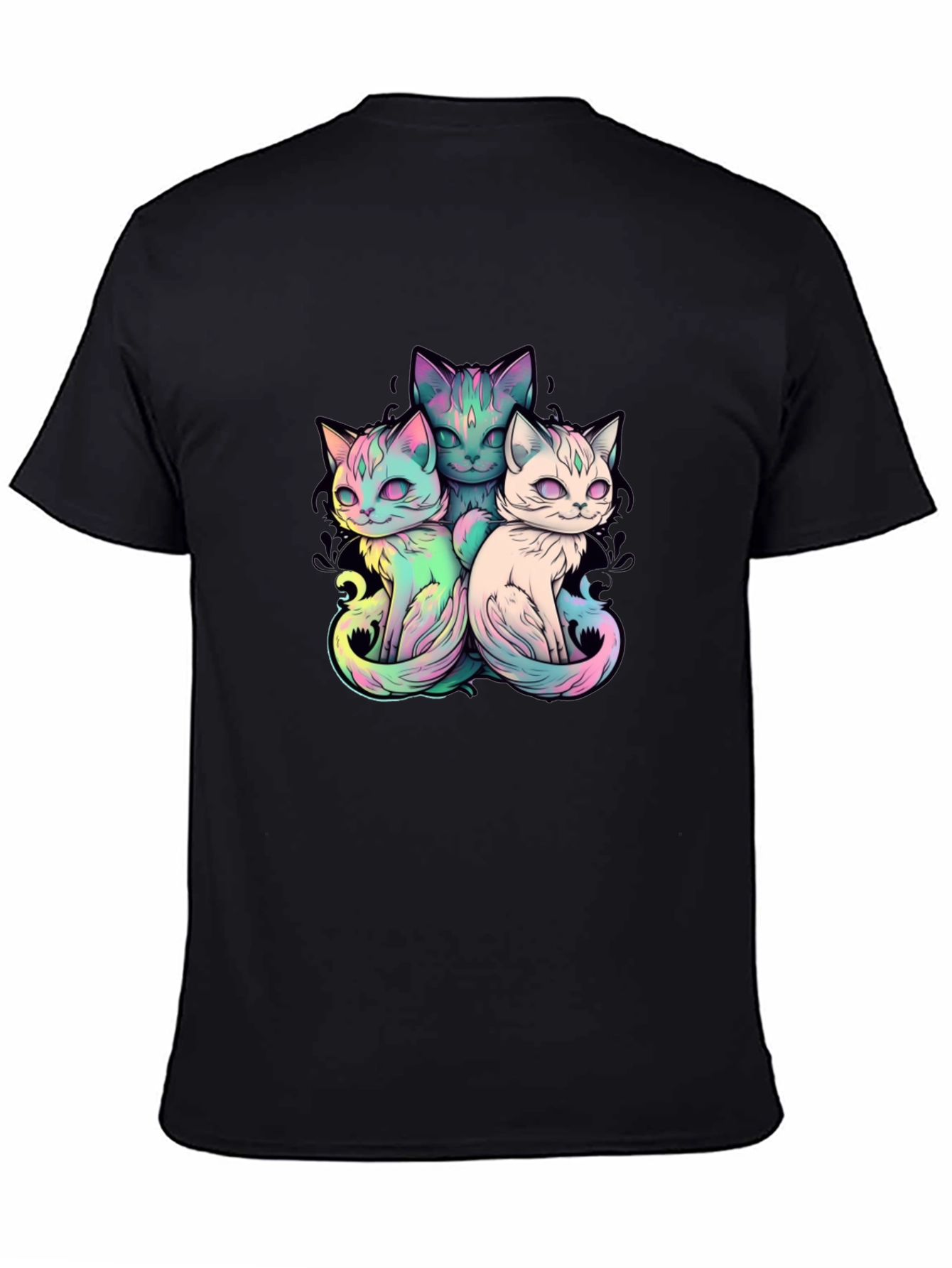 Cute Cats T-Shirt - Unisex Black Tee