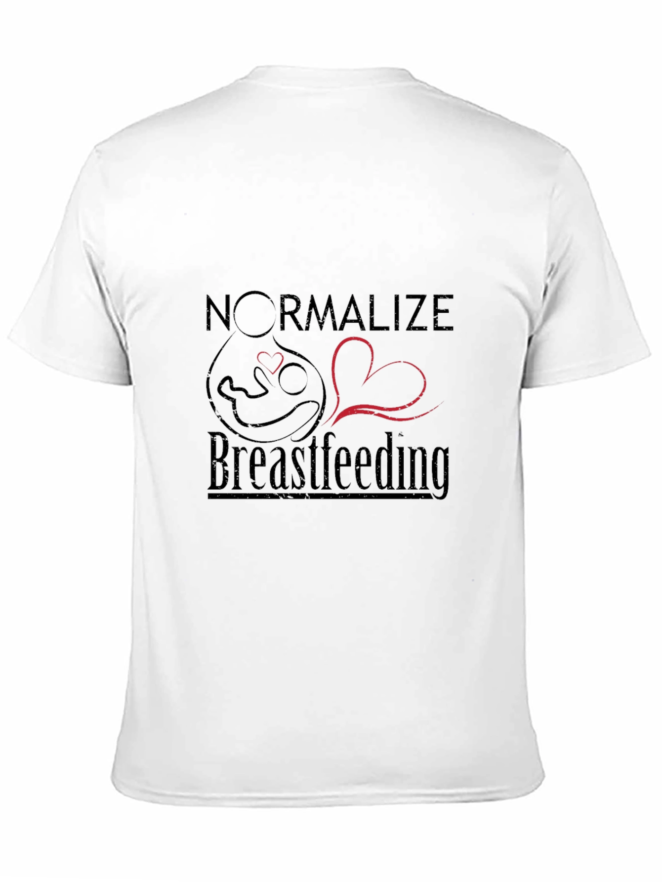 Normalize Breastfeeding Black Graphic Tee