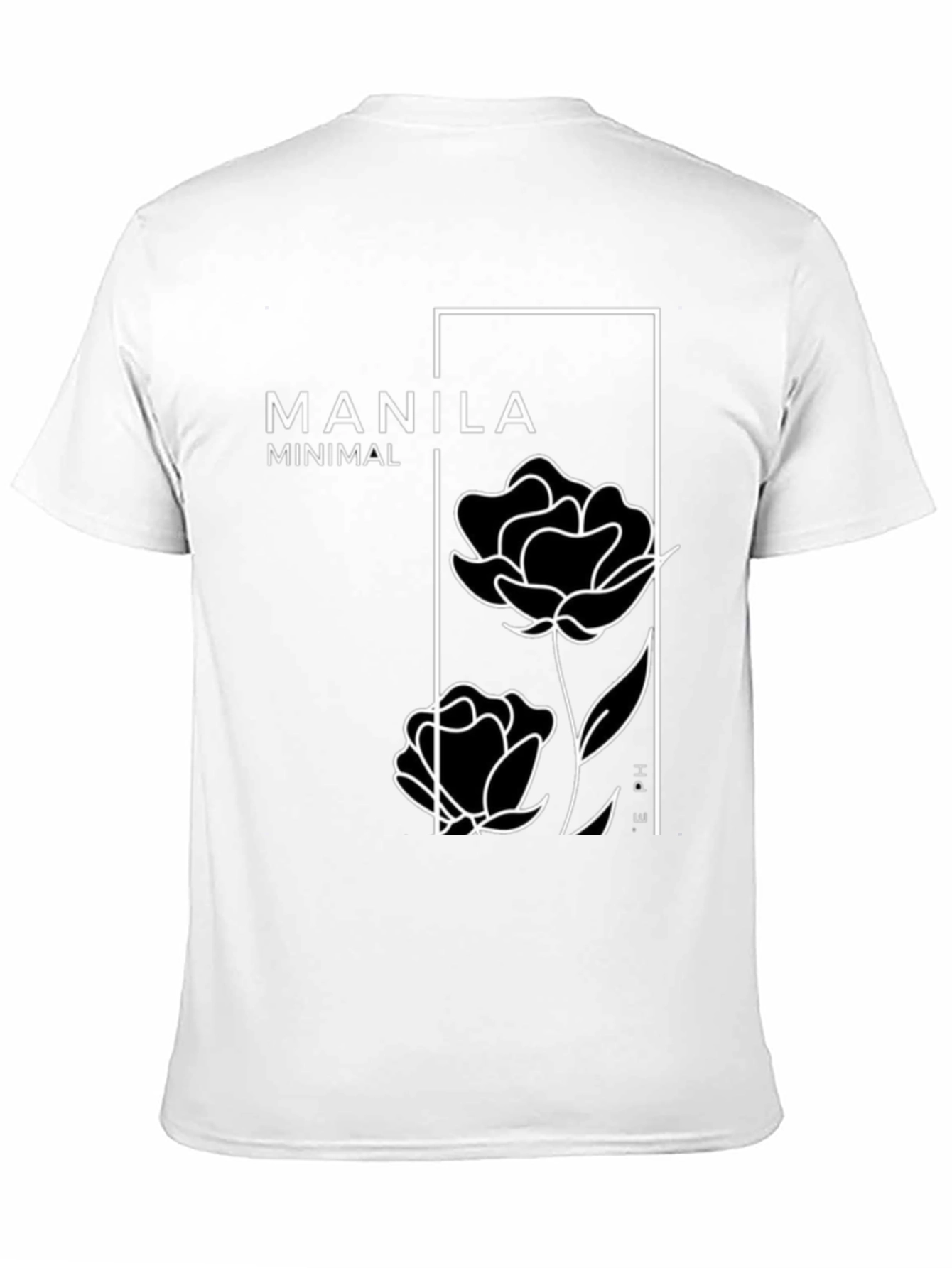 Manila Minimal Floral Graphic T-Shirt