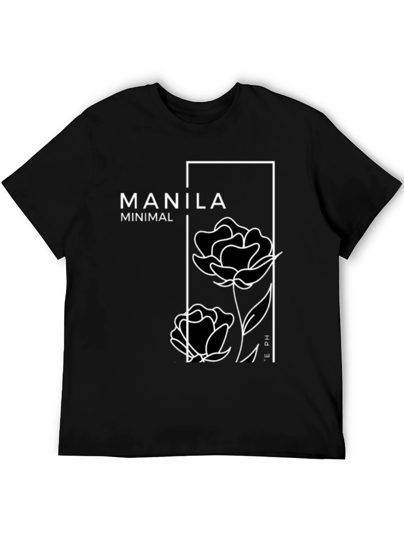 Manila Minimal Floral Graphic T-Shirt