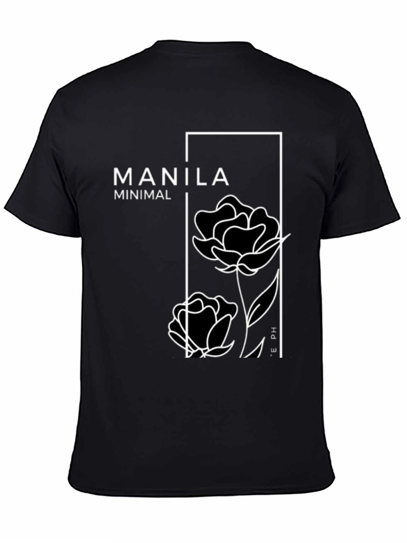 Manila Minimal Floral Graphic T-Shirt