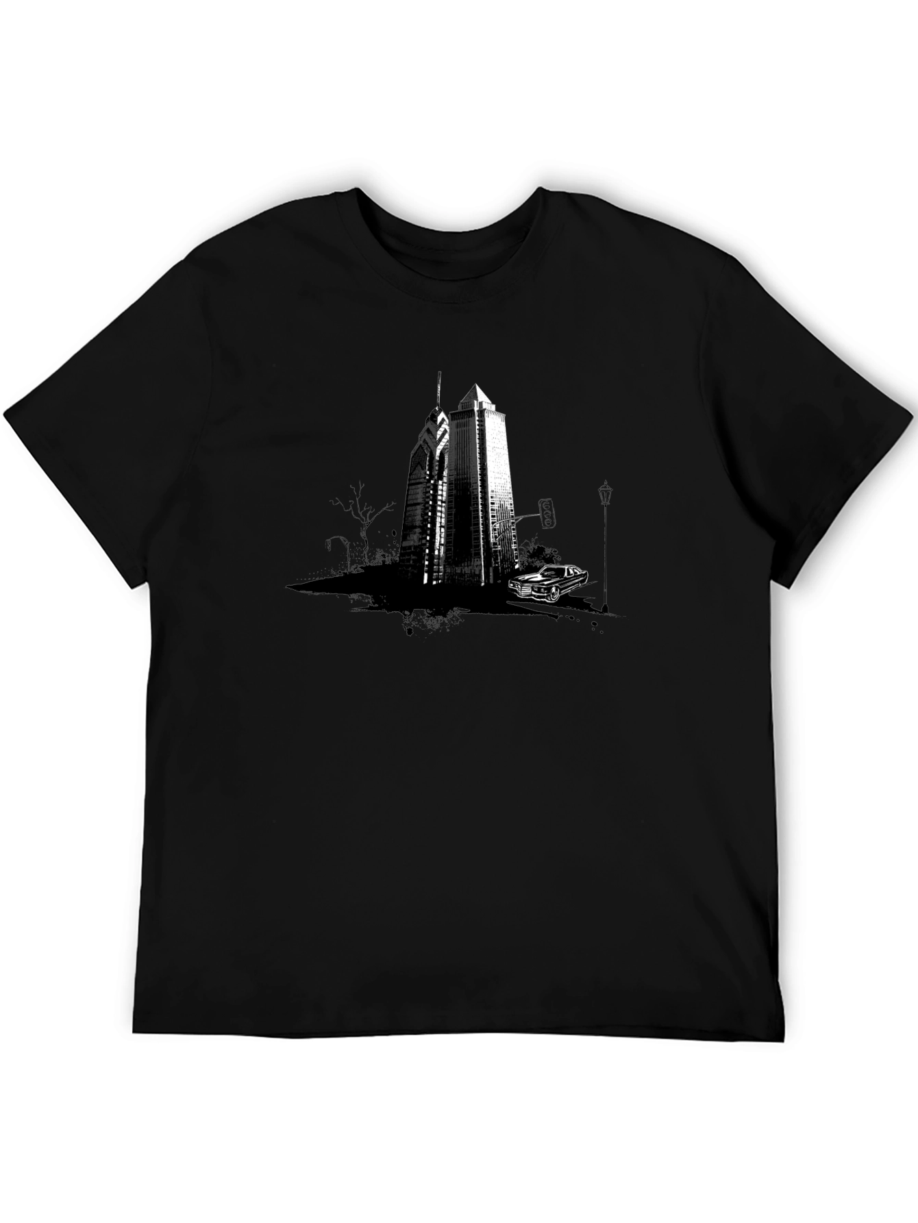 Cityscape Graphic Tee - Modern Streetwear Style