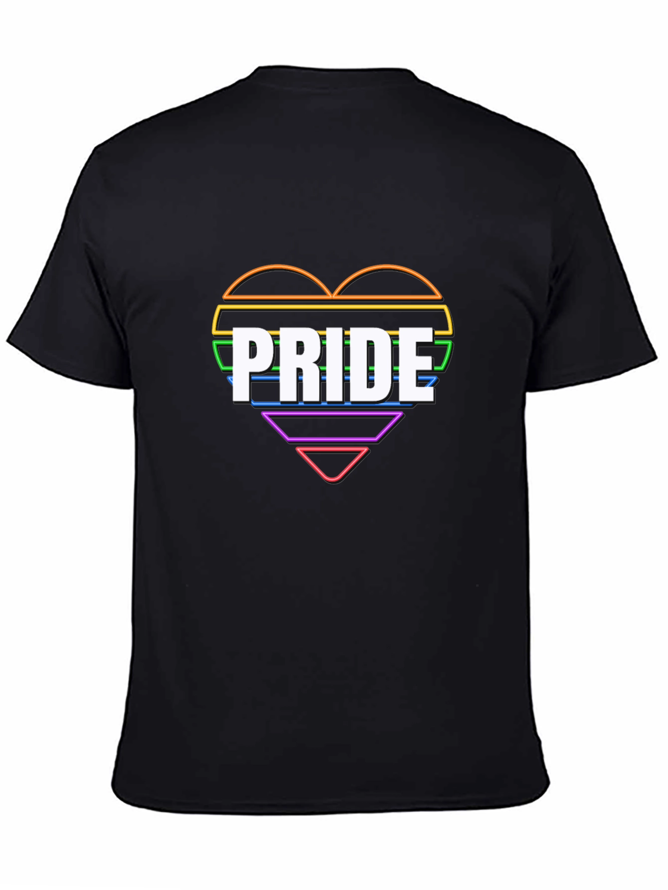 Pride Heart Graphic Tee - LGBTQ+ Pride Month