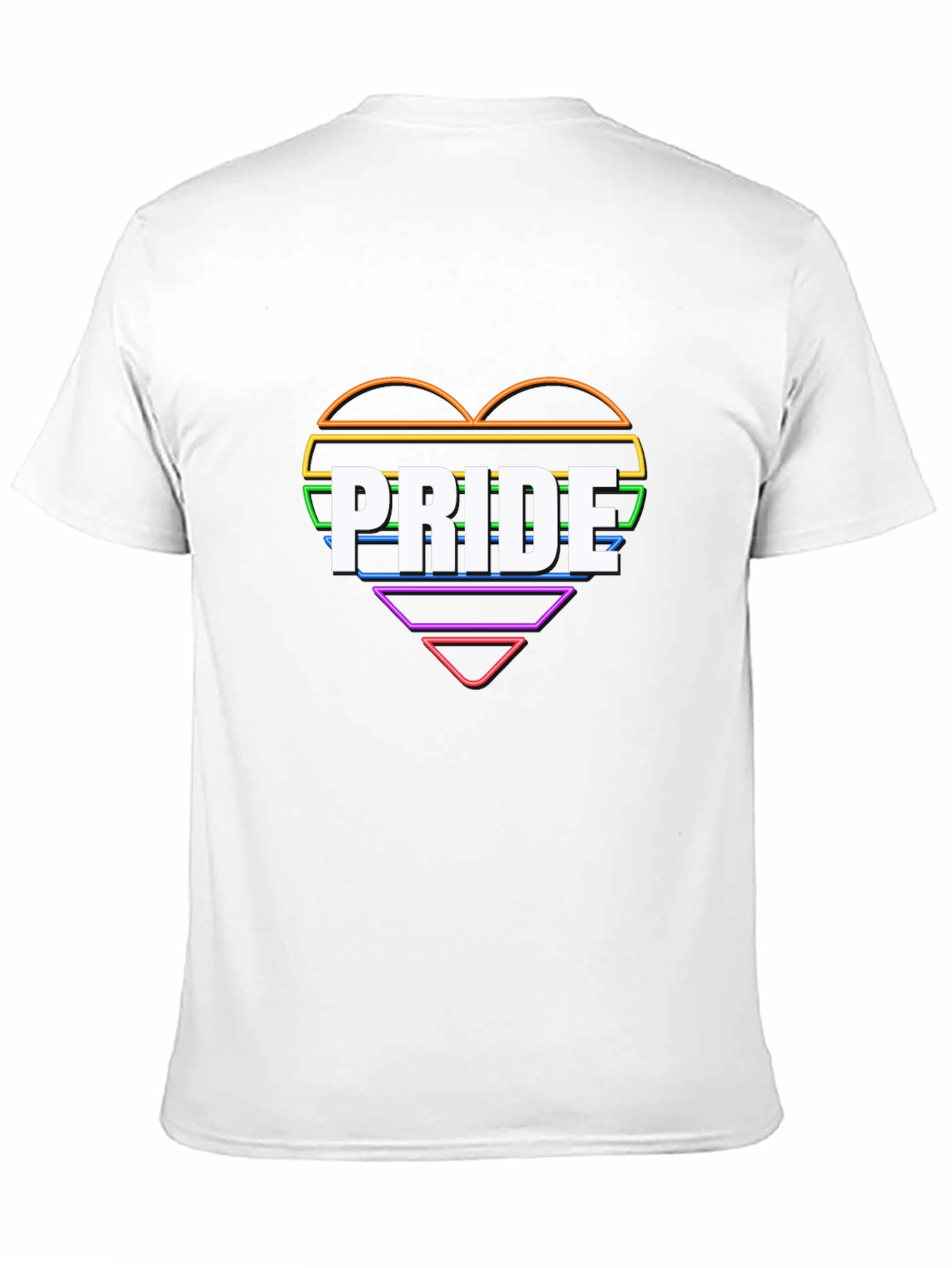 Pride Heart Graphic Tee - LGBTQ+ Pride Month