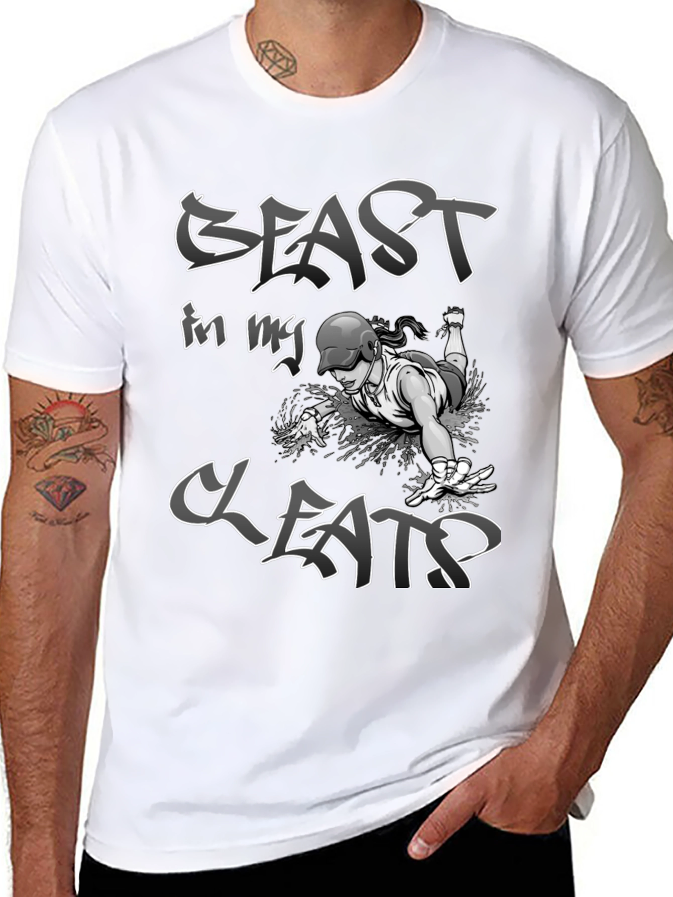 Beast in My Cleats Graphic T-Shirt