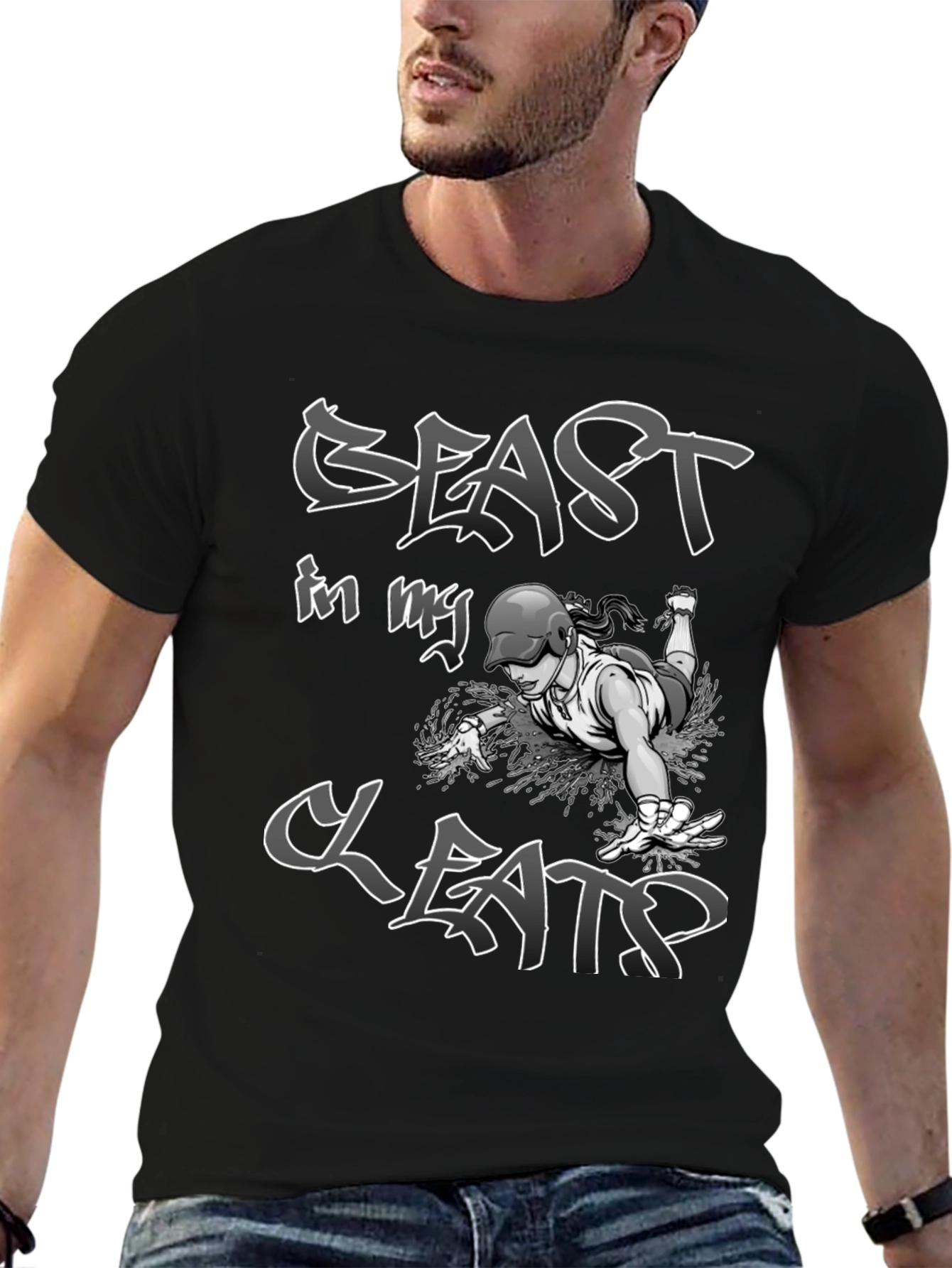 Beast in My Cleats Graphic T-Shirt