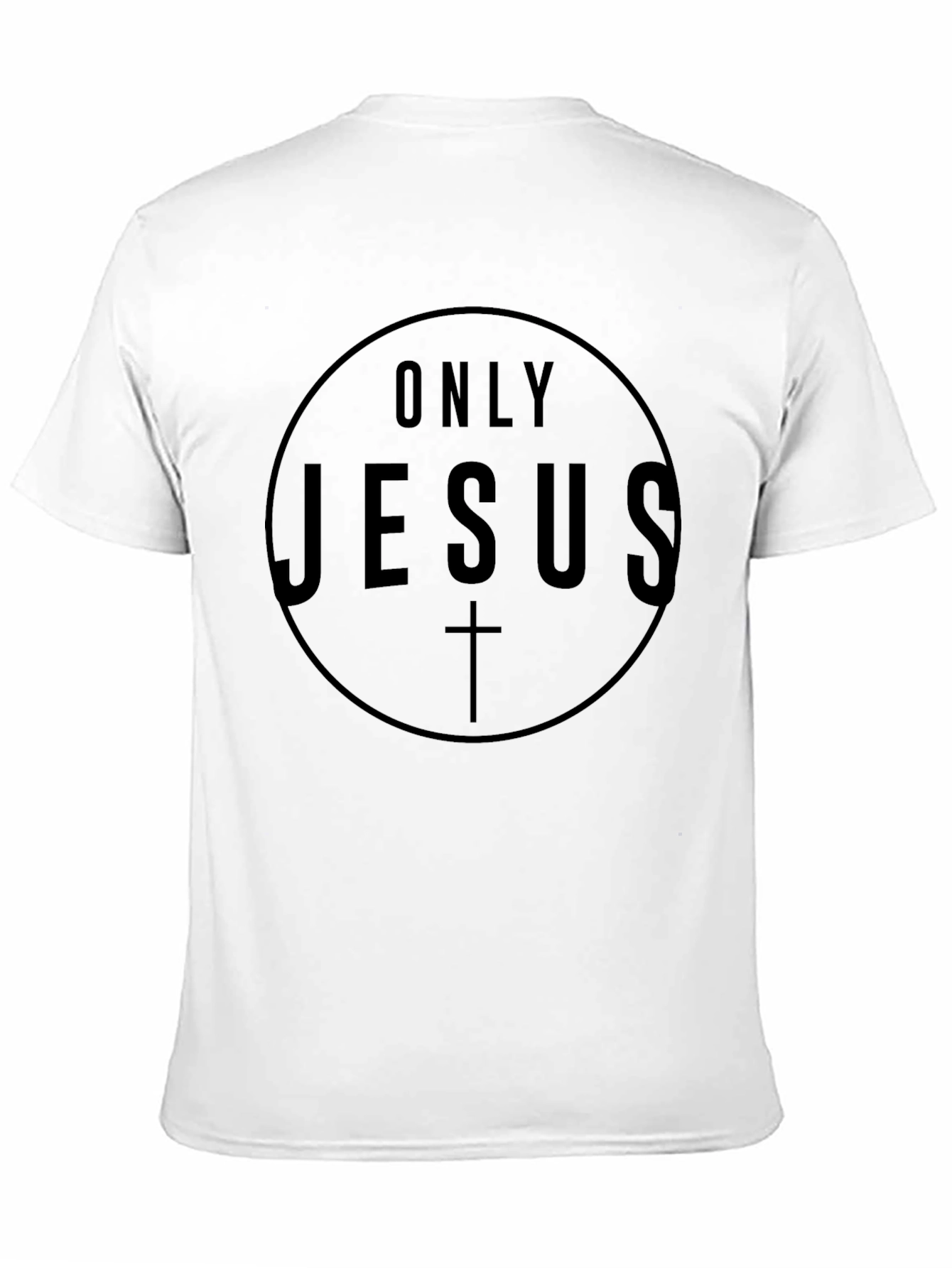 Only Jesus Graphic Black T-Shirt