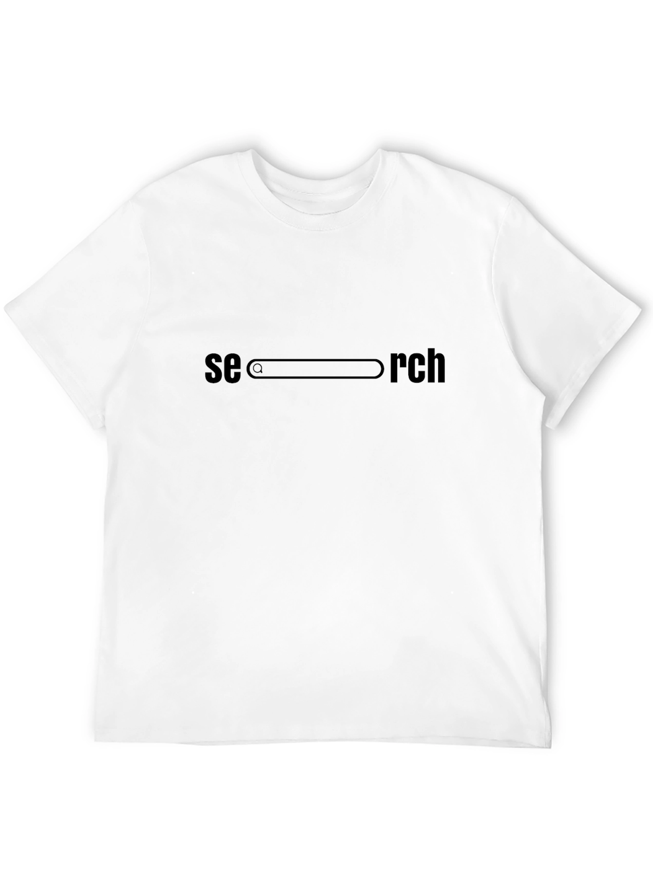 Search Graphic T-Shirt - Minimalist Style