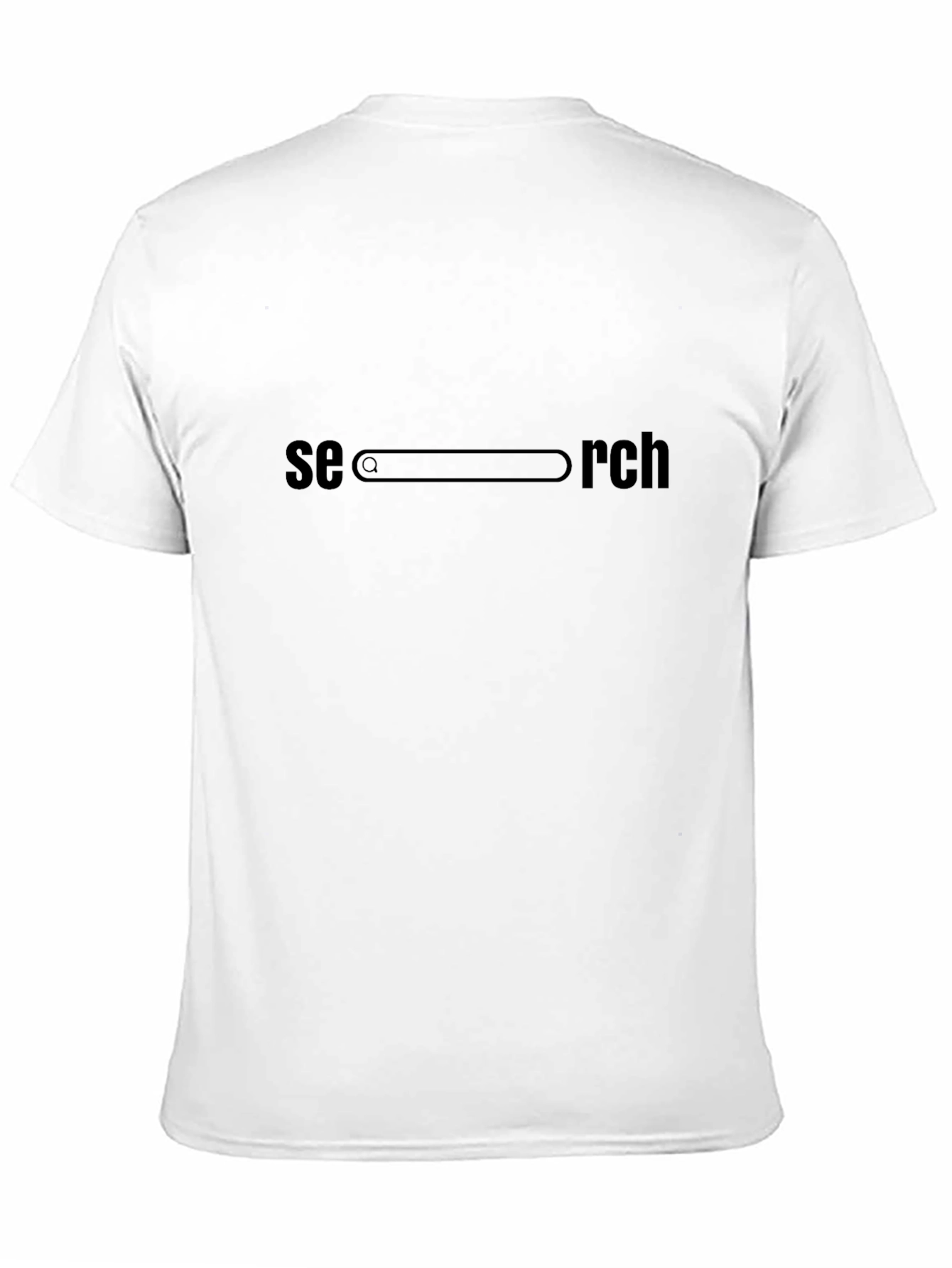 Search Graphic T-Shirt - Minimalist Style
