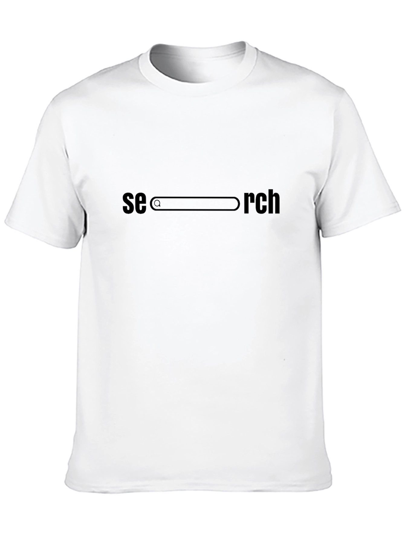 Search Graphic T-Shirt - Minimalist Style