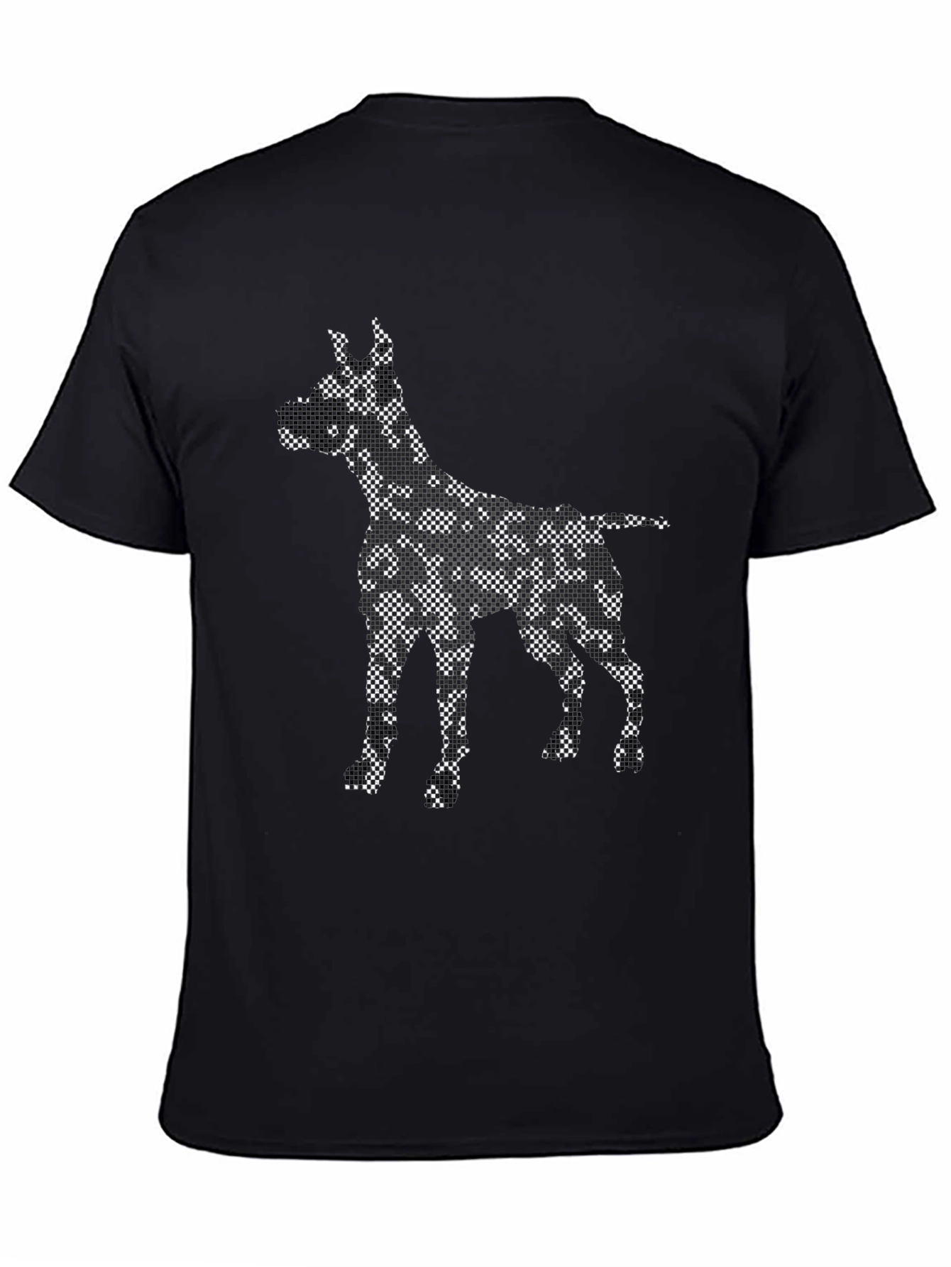 Dog Graphic Print Crew Neck T-Shirt
