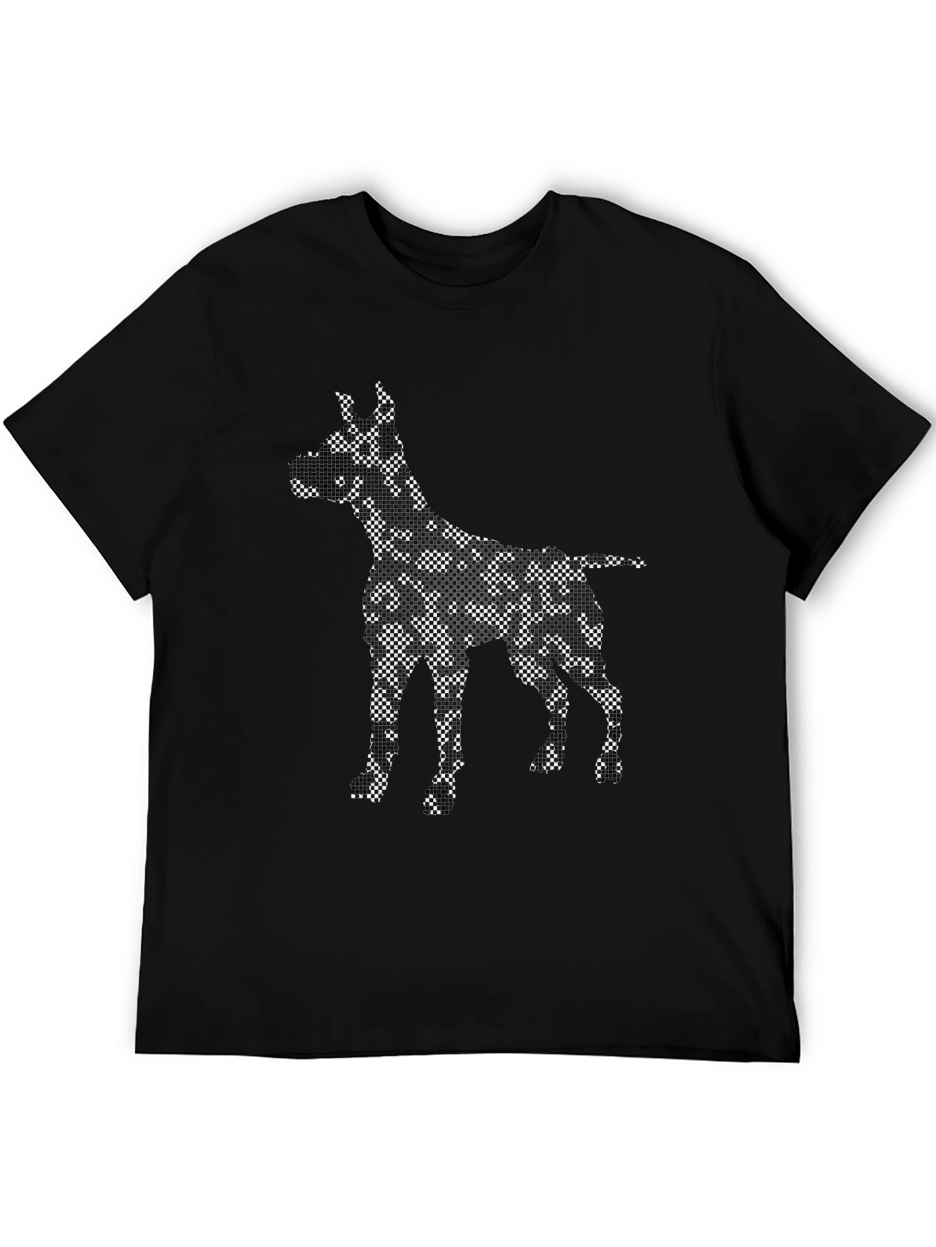 Dog Graphic Print Crew Neck T-Shirt