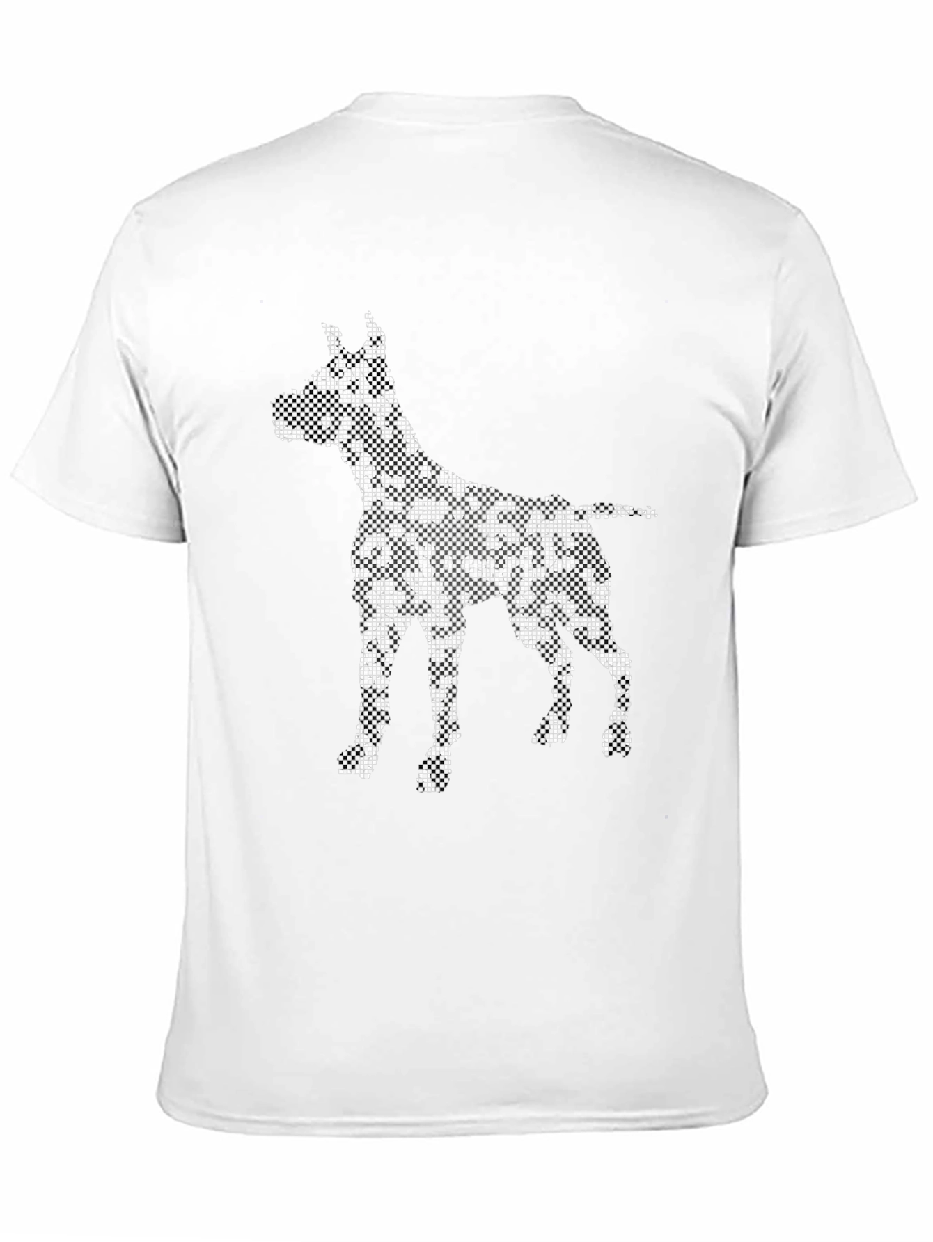 Dog Graphic Print Crew Neck T-Shirt