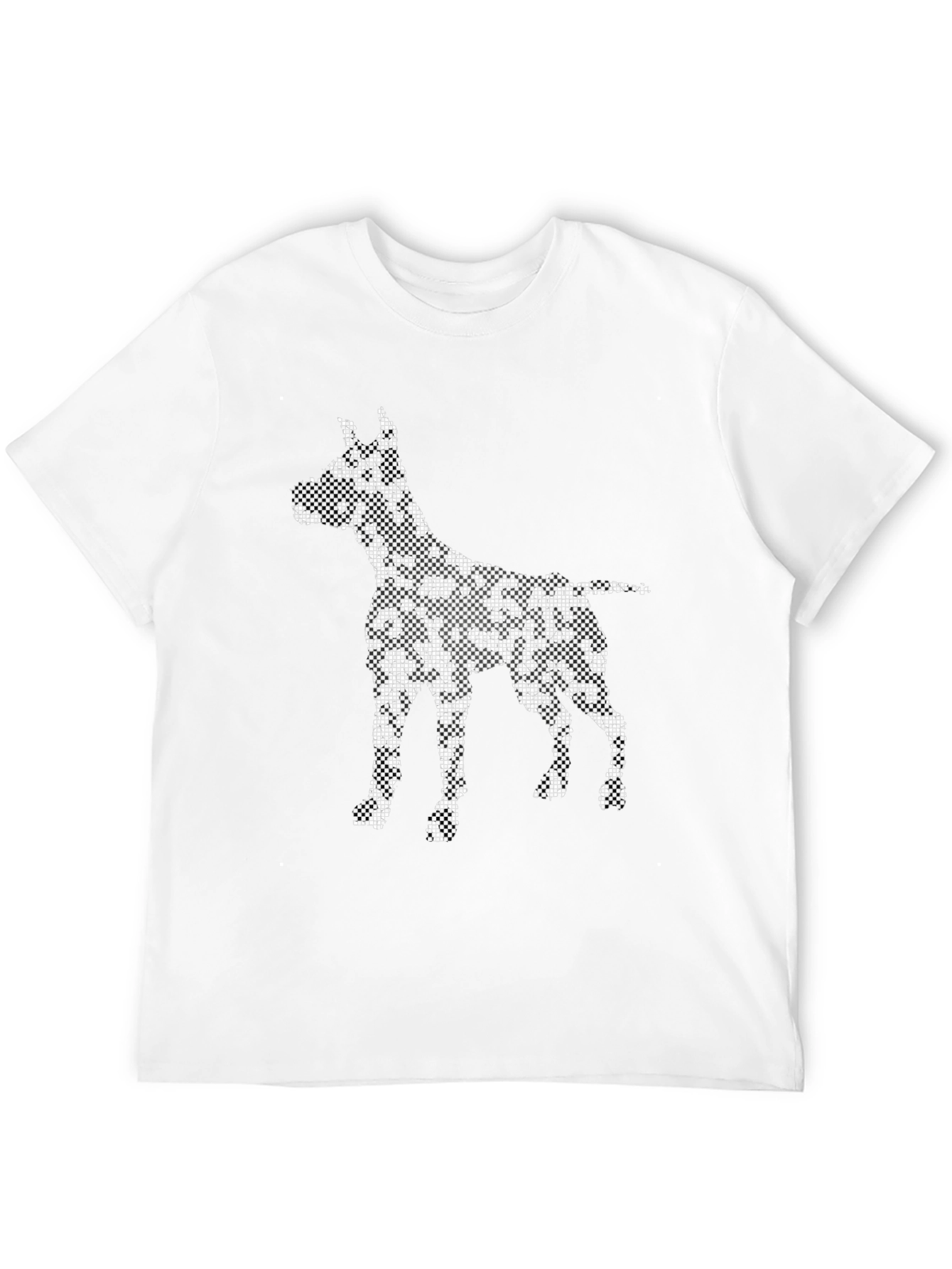 Dog Graphic Print Crew Neck T-Shirt