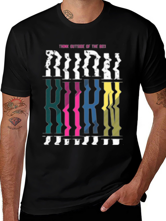 Think Outside the Box Graphic Tee - Unique Design T-Shirt