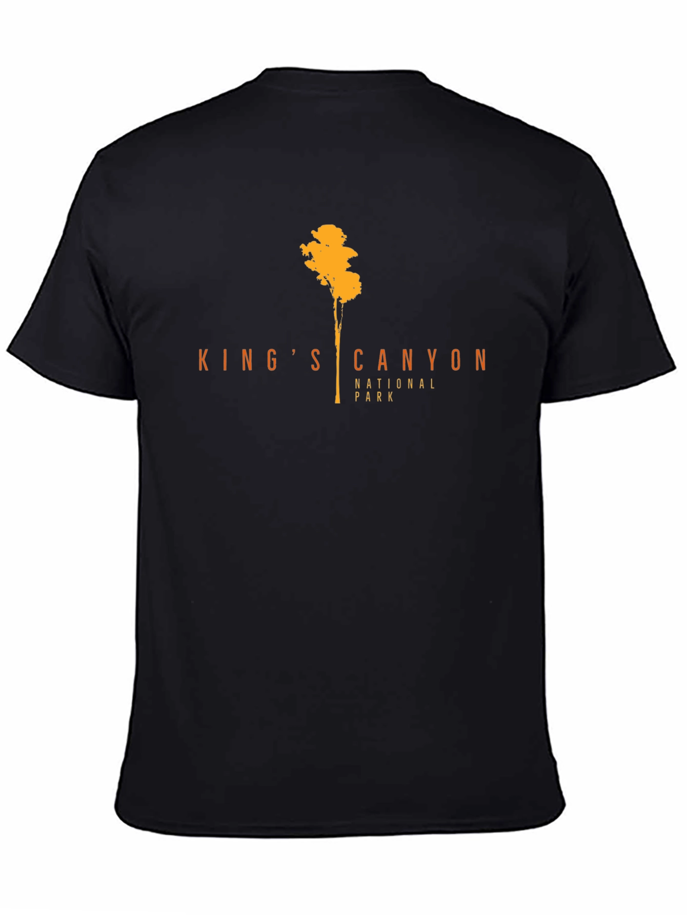 Kings Canyon National Park Black T-Shirt