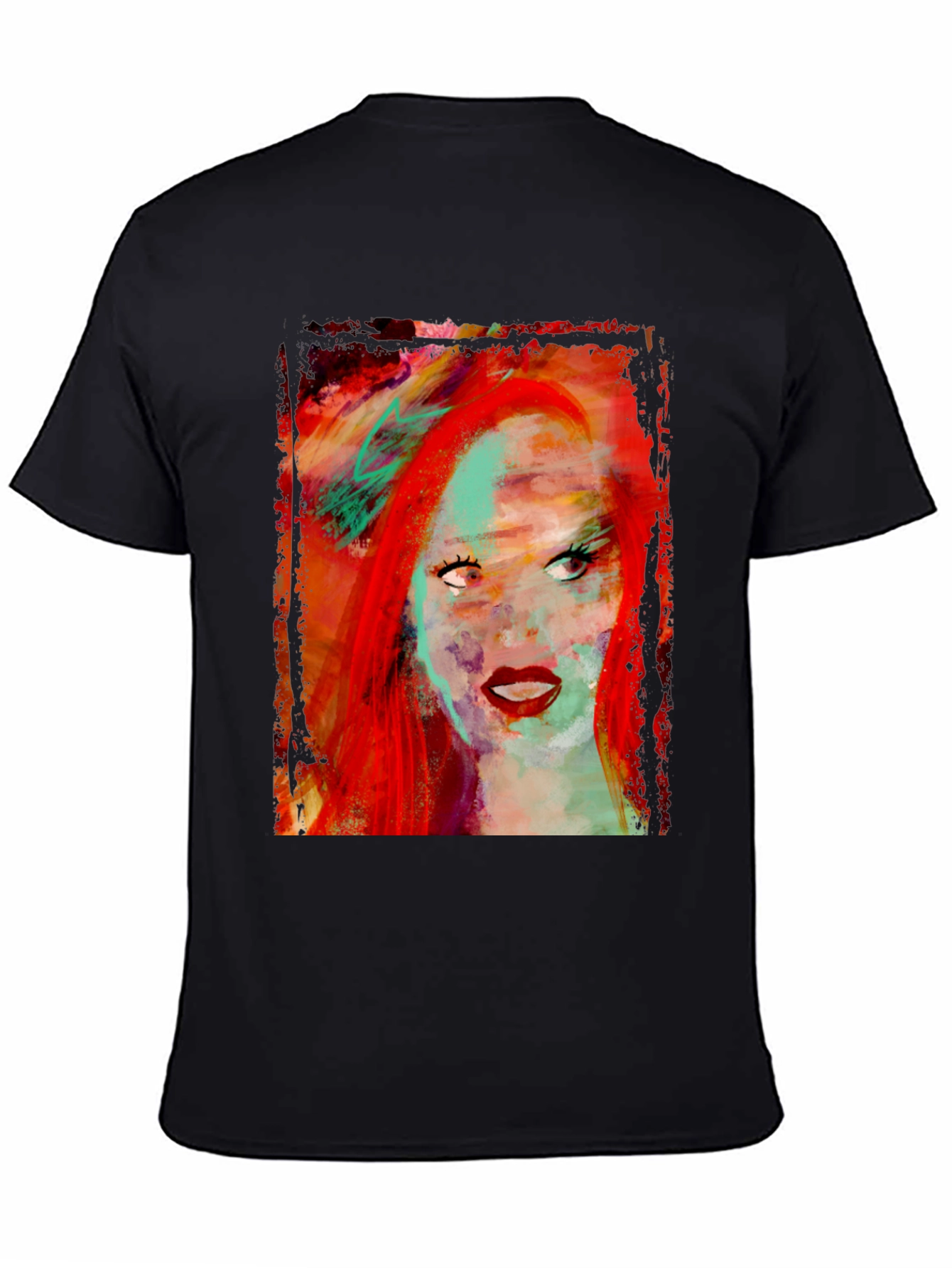 Abstract Woman Portrait Graphic Tee
