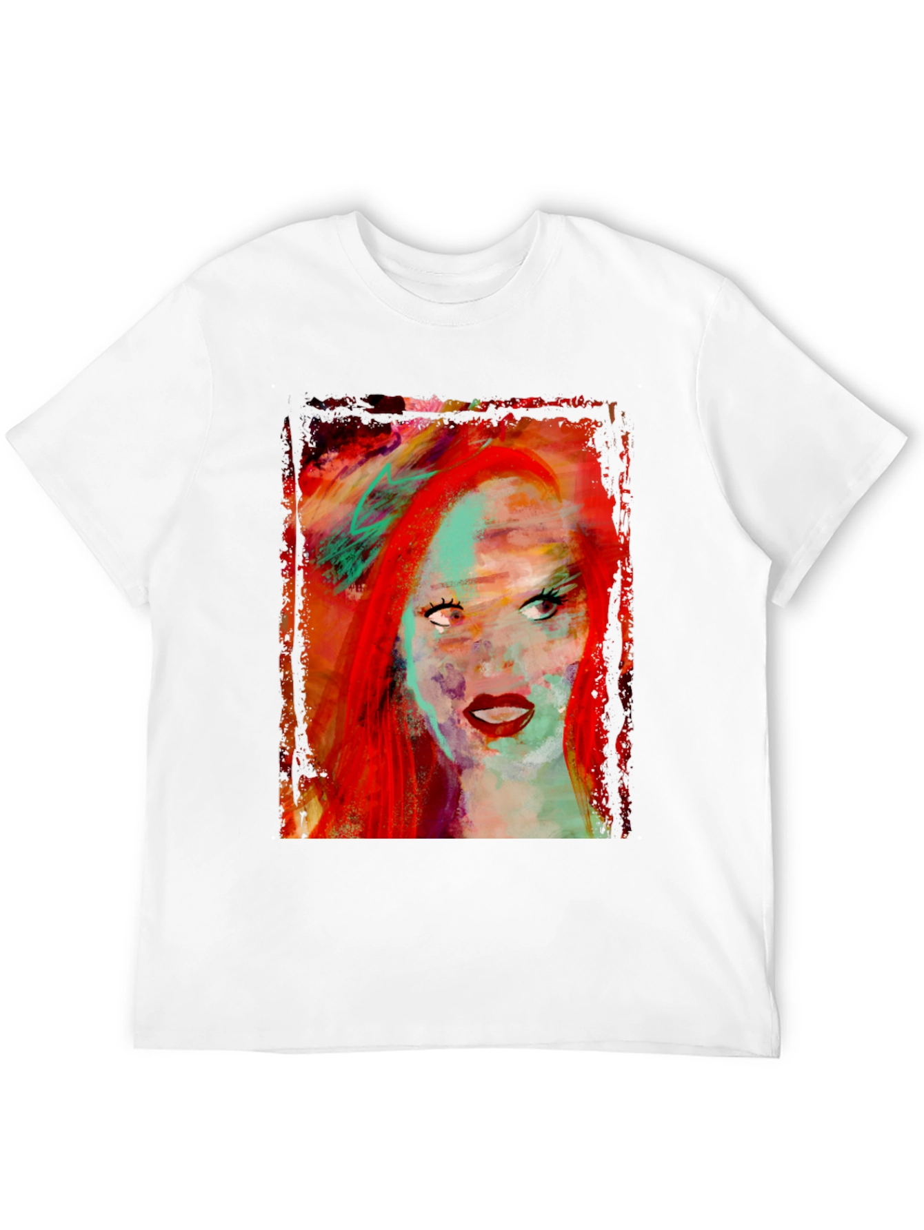 Abstract Woman Portrait Graphic Tee