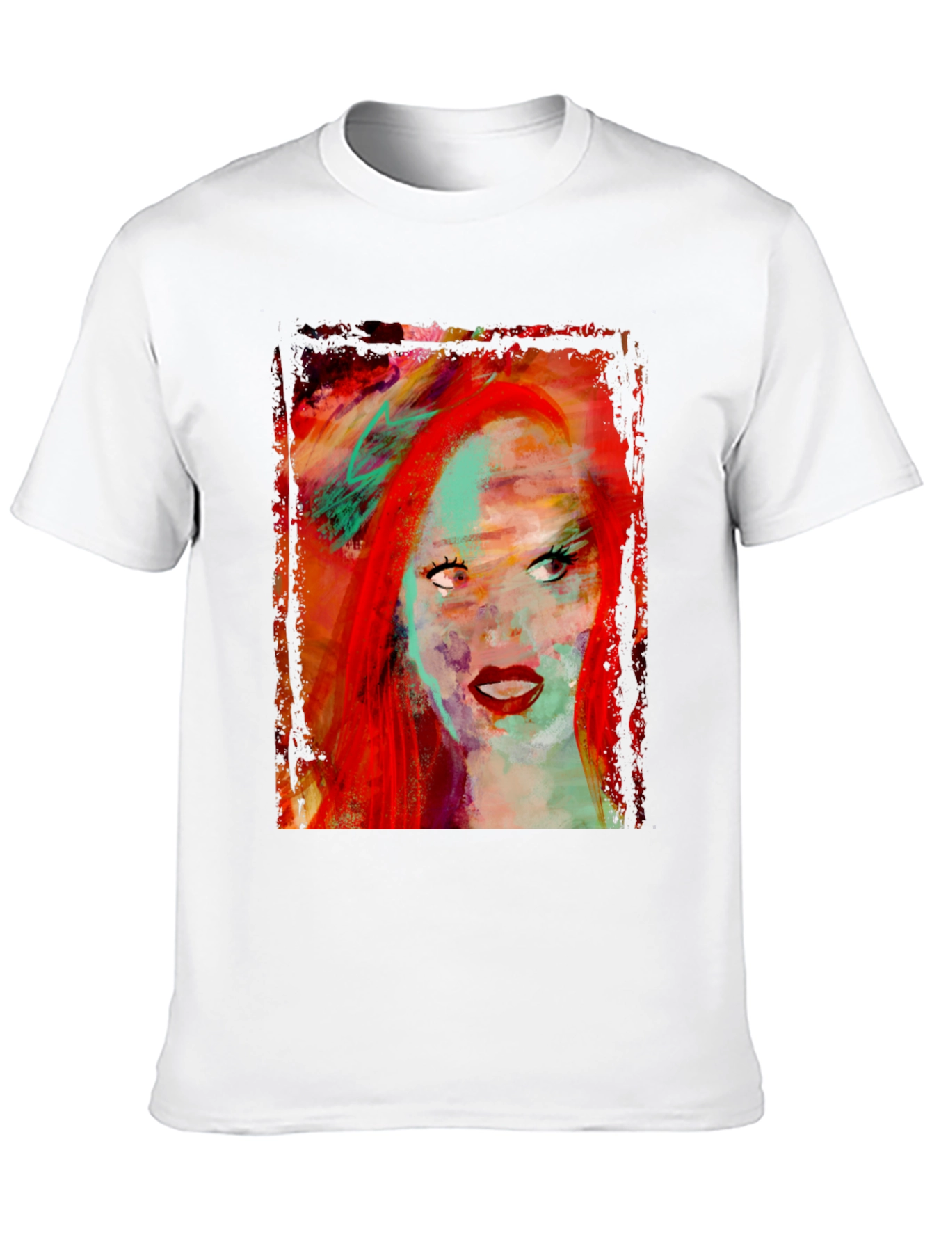 Abstract Woman Portrait Graphic Tee
