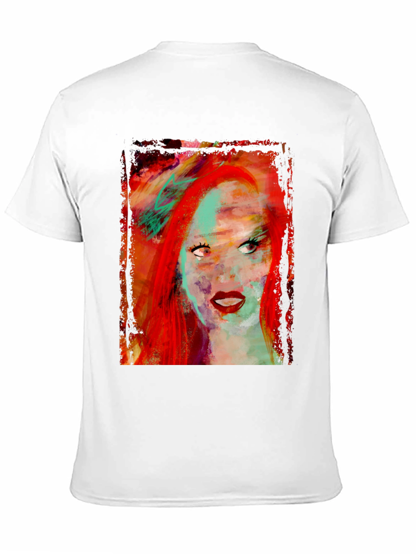 Abstract Woman Portrait Graphic Tee