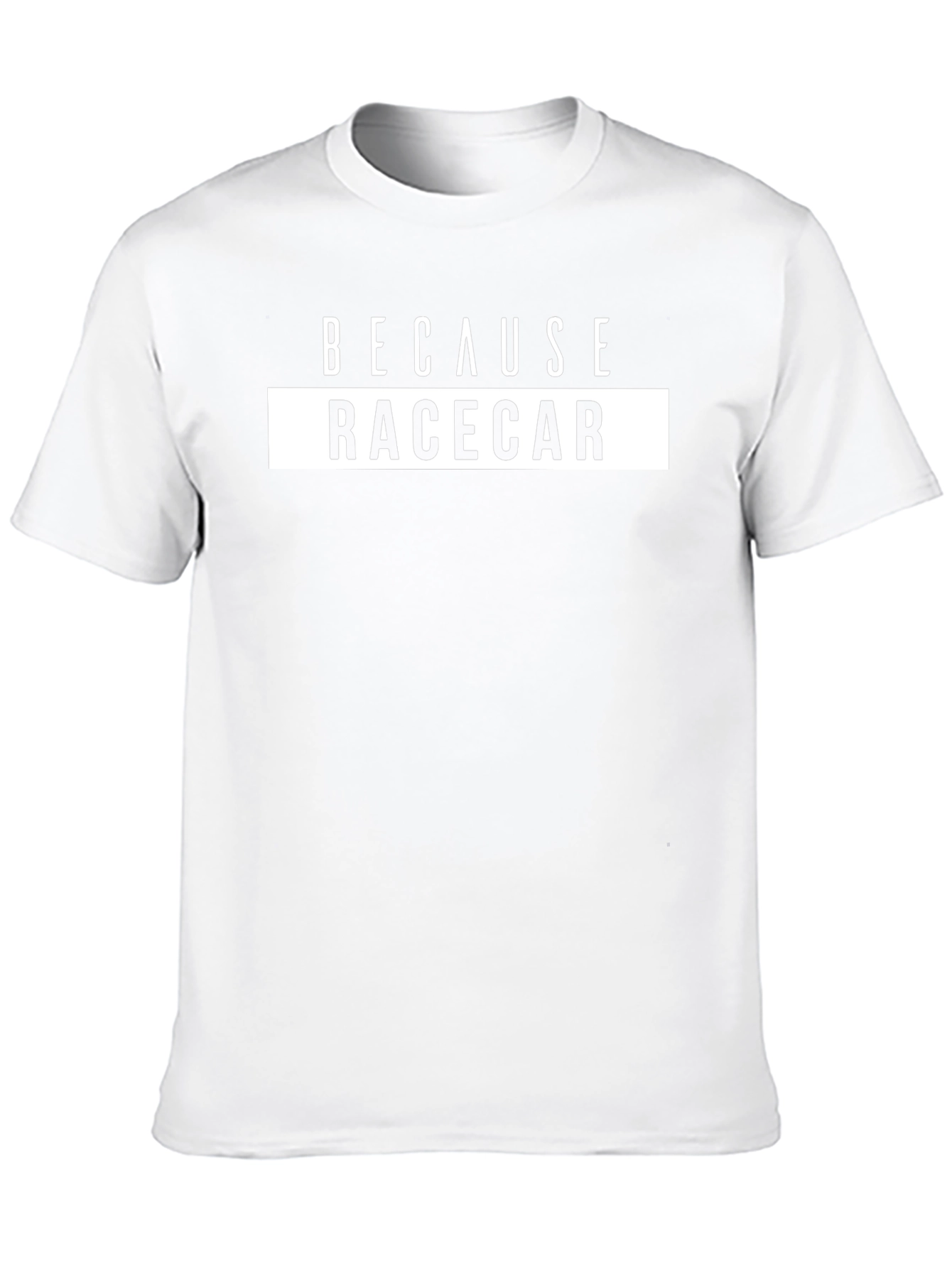 Because Racecar Black Graphic Tee