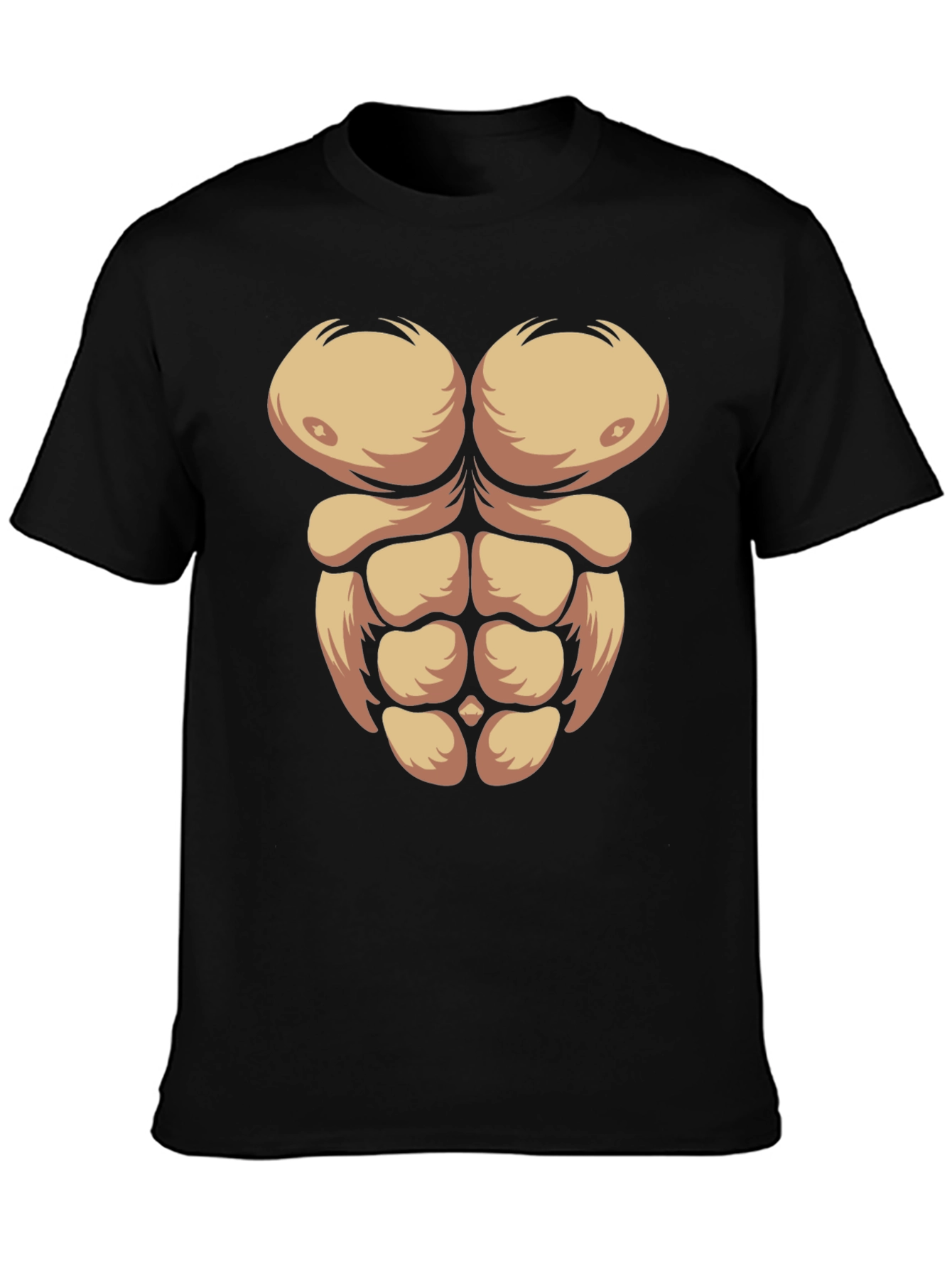 Funny Muscle Abs T-Shirt