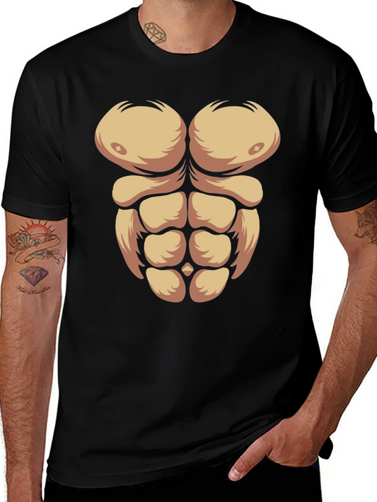 Funny Muscle Abs T-Shirt