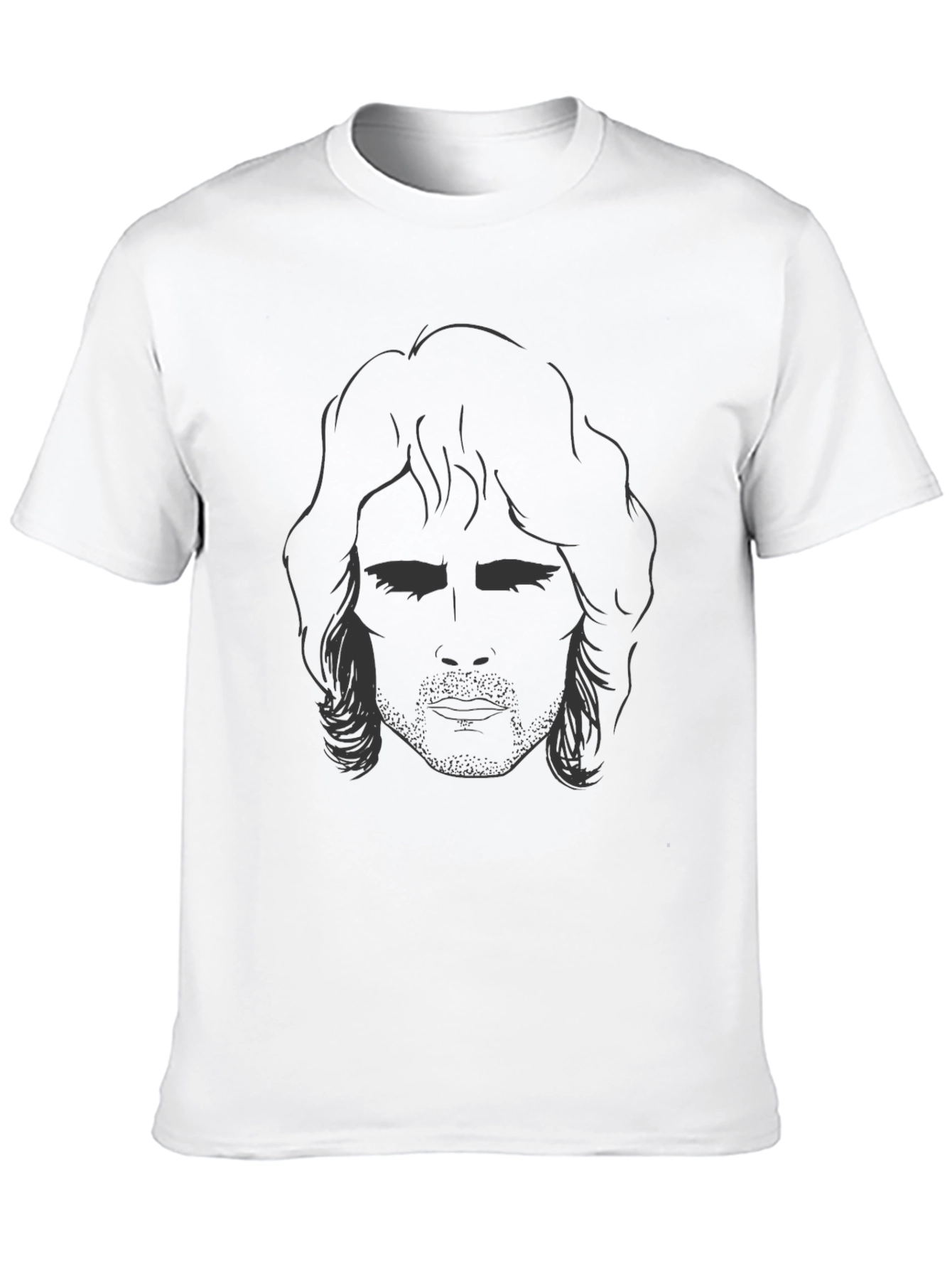 Silhouetted Face Graphic Tee - Modern Unisex Shirt
