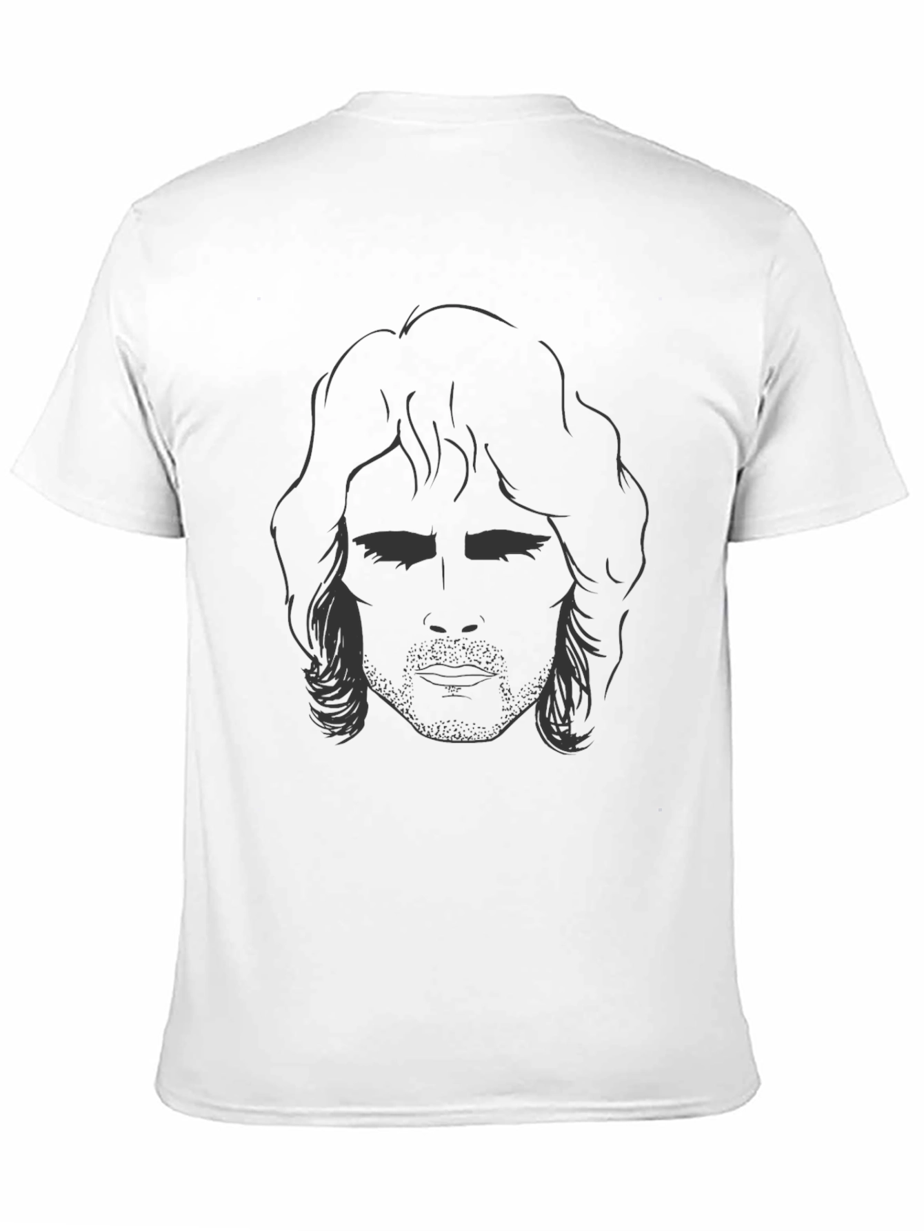Silhouetted Face Graphic Tee - Modern Unisex Shirt