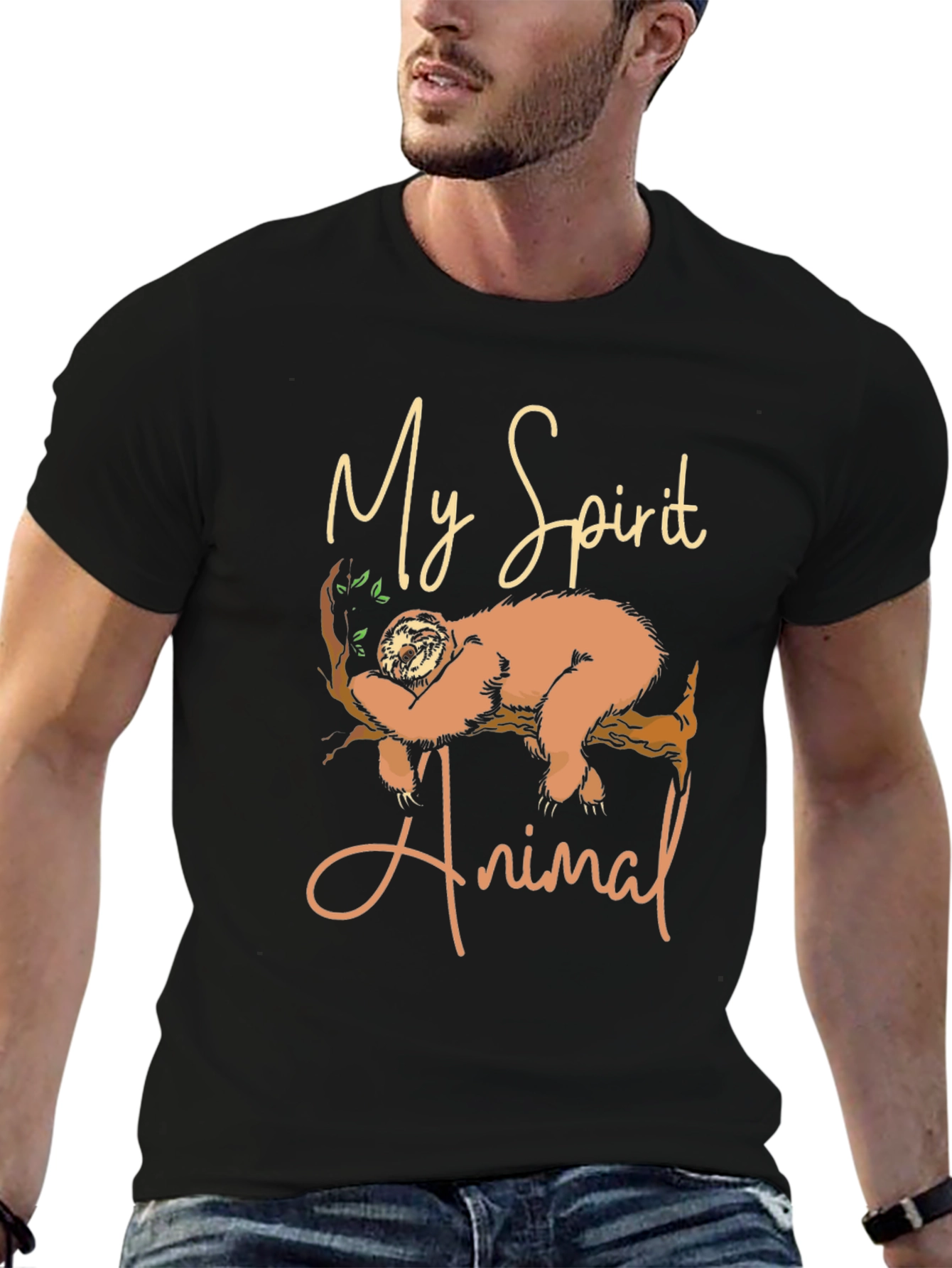 Sloth Spirit Animal T-Shirt - Relaxed & Comfortable