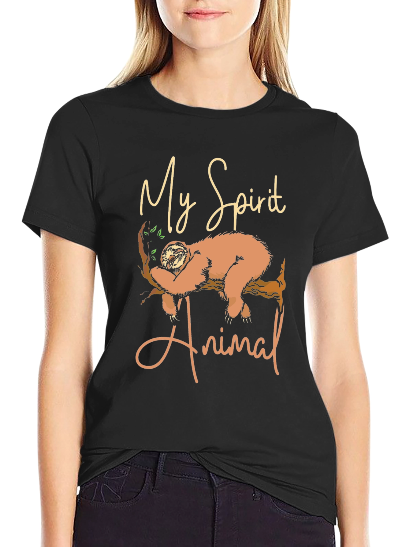 Sloth Spirit Animal T-Shirt - Relaxed & Comfortable