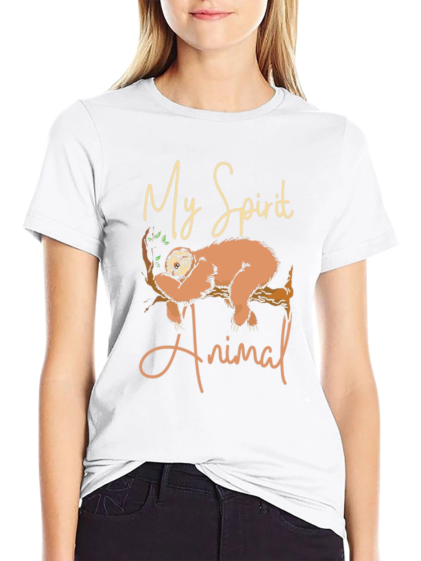 Sloth Spirit Animal T-Shirt - Relaxed & Comfortable