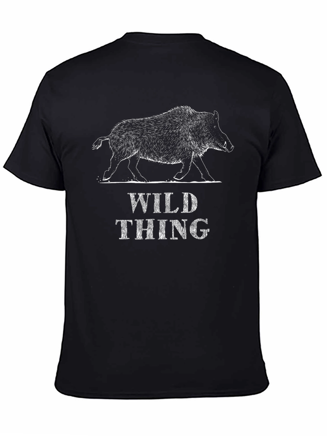 Wild Thing T-Shirt: Boar Graphic Tee